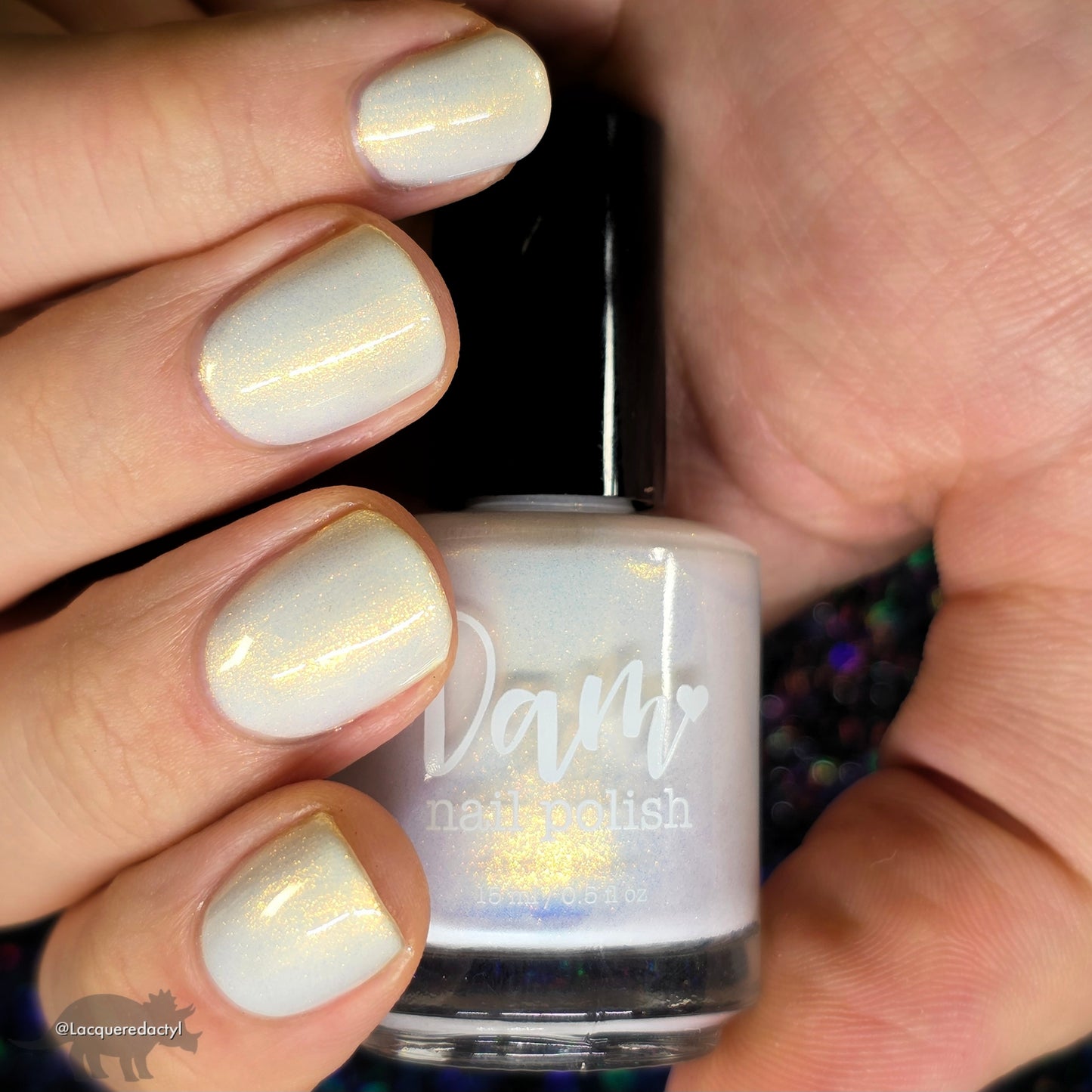 Classic Clean - White Nail Polish - Shimmer Nail Polish - Haute Homes Series - Dam Nail Polish