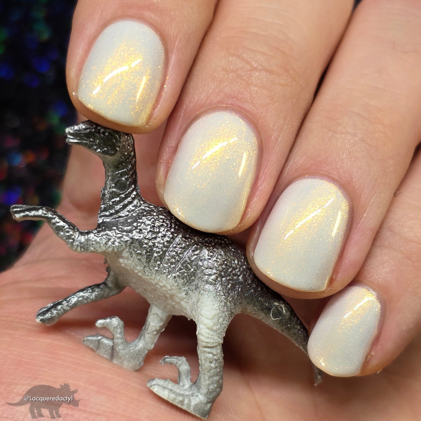 Classic Clean - White Nail Polish - Shimmer Nail Polish - Haute Homes Series - Dam Nail Polish