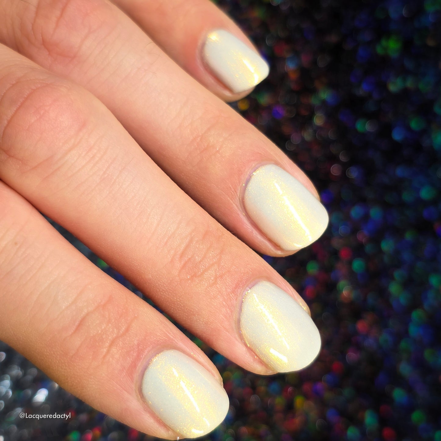 Classic Clean - White Nail Polish - Shimmer Nail Polish - Haute Homes Series - Dam Nail Polish