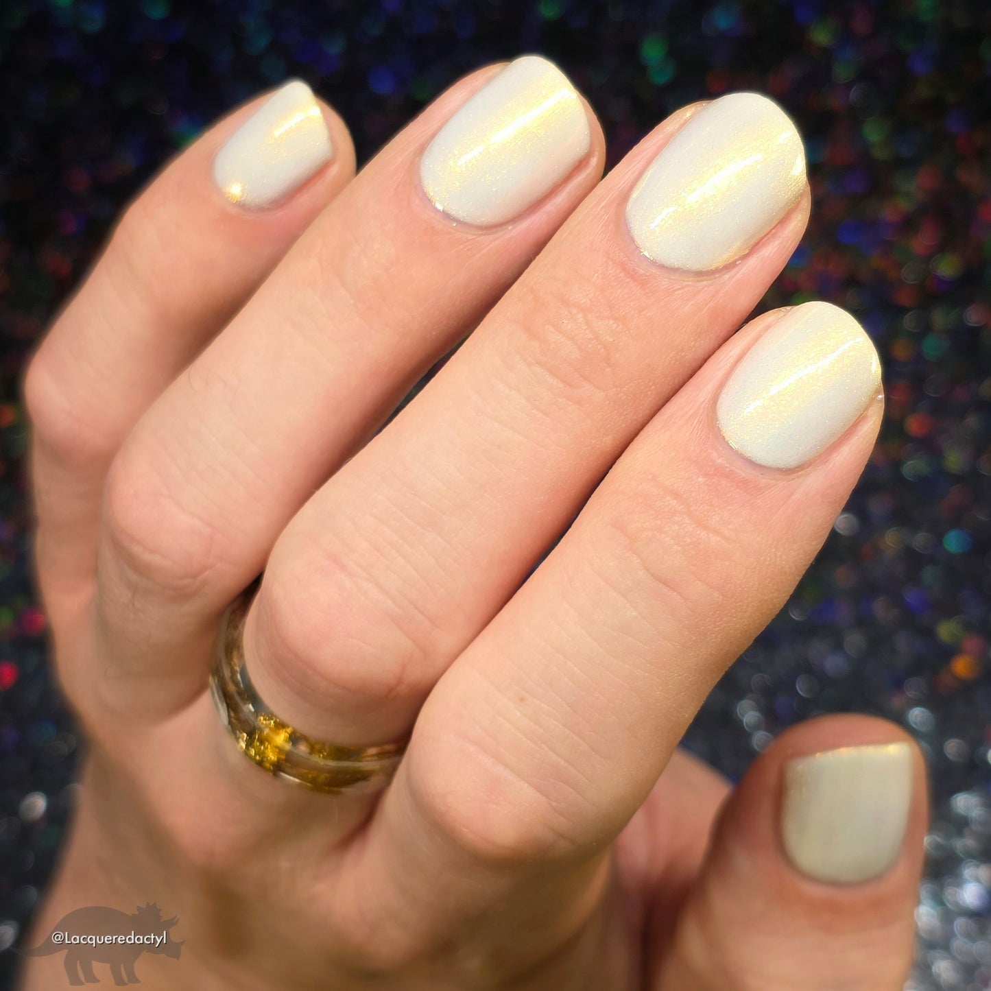 Classic Clean - White Nail Polish - Shimmer Nail Polish - Haute Homes Series - Dam Nail Polish