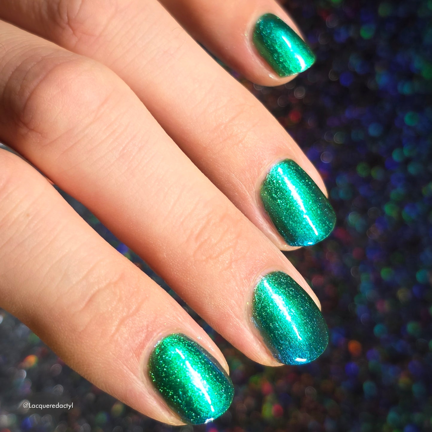 Year of the Snake - Green Shimmer Nail Polish - Lunar New Year 2025 - Dam Nail Polish