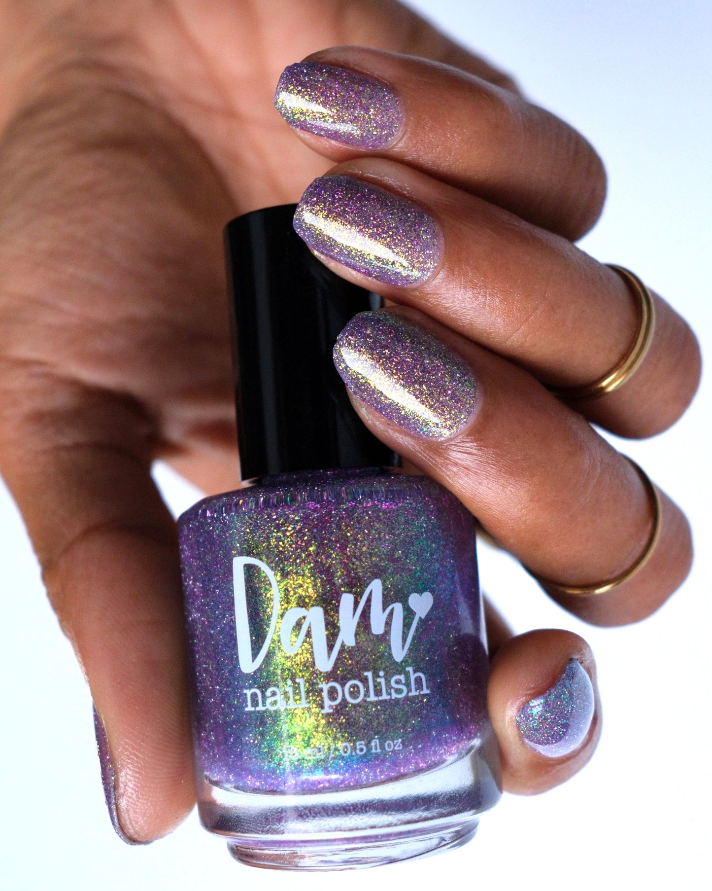 Decade of Dam - Purple Shimmer Reflective Nail Polish - 10th Anniversary Trio - Dam Nail Polish