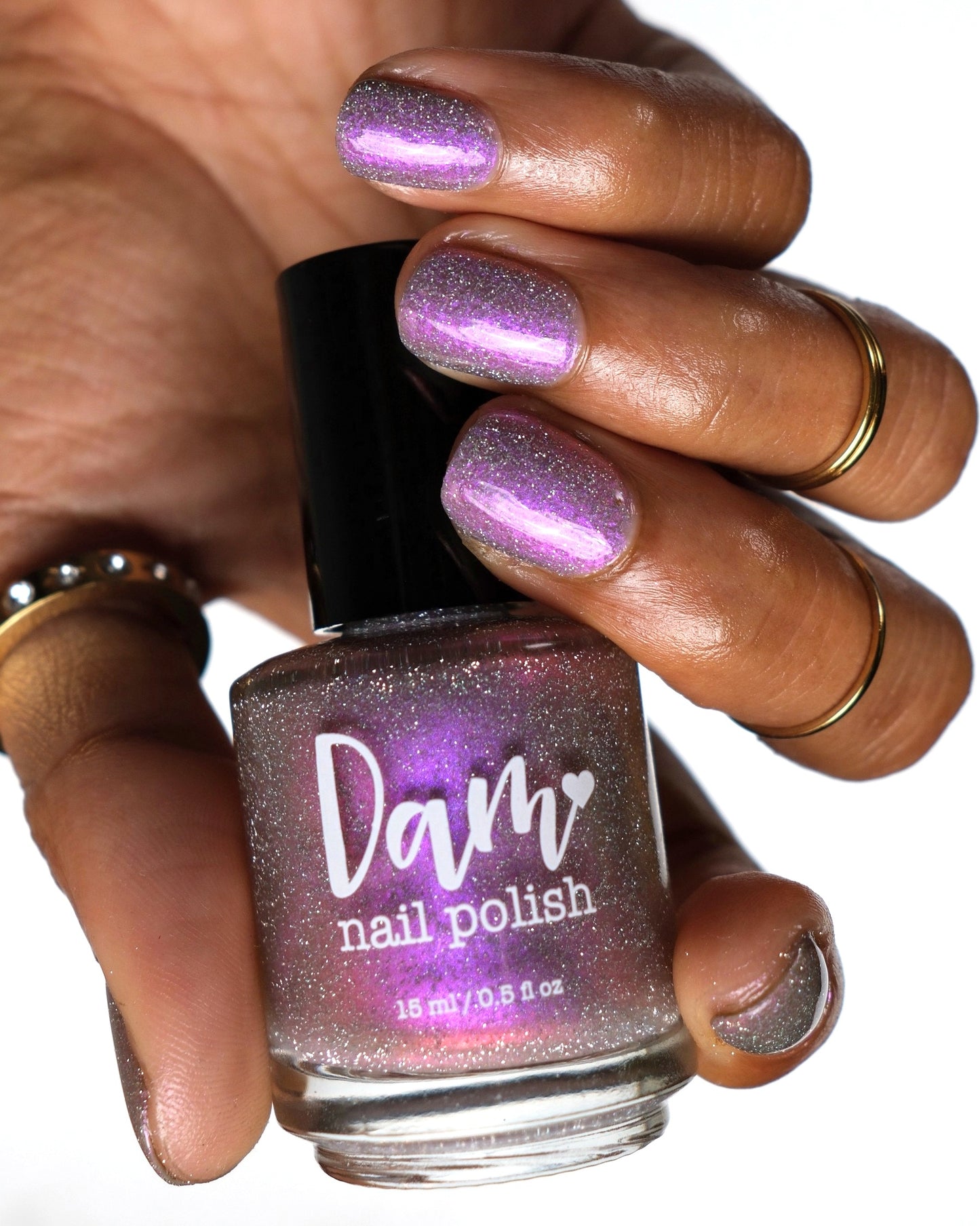Goat - Gray Reflective Nail Polish - Purple Reflective Nail Polish - Chinese Zodiac Collection - Dam Nail Polish