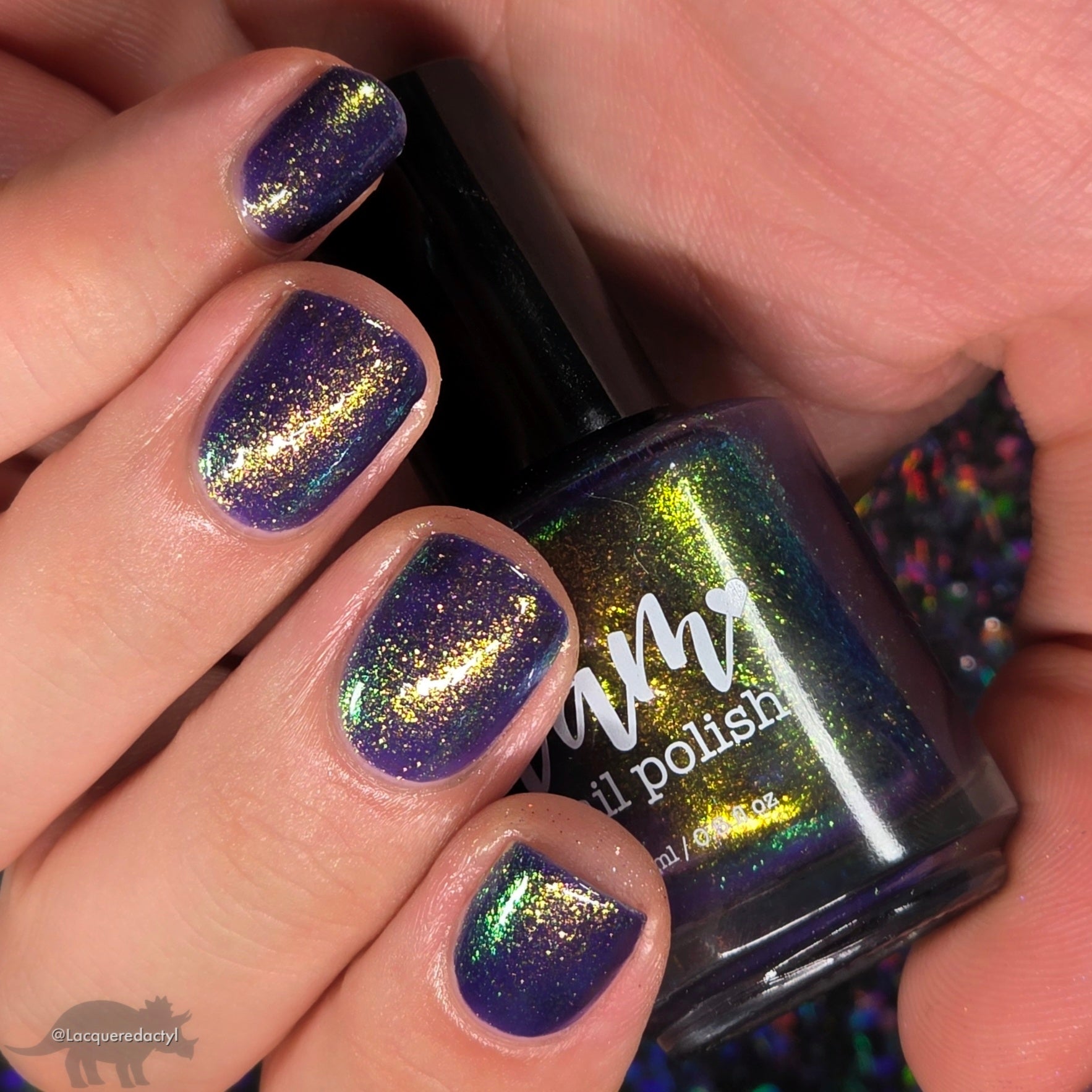 PRE ORDER: Sandman - Blurple Purple Shimmer Nail Polish - Bonus Track Collection - Ships in Approx. 5 Weeks - Dam Nail Polish