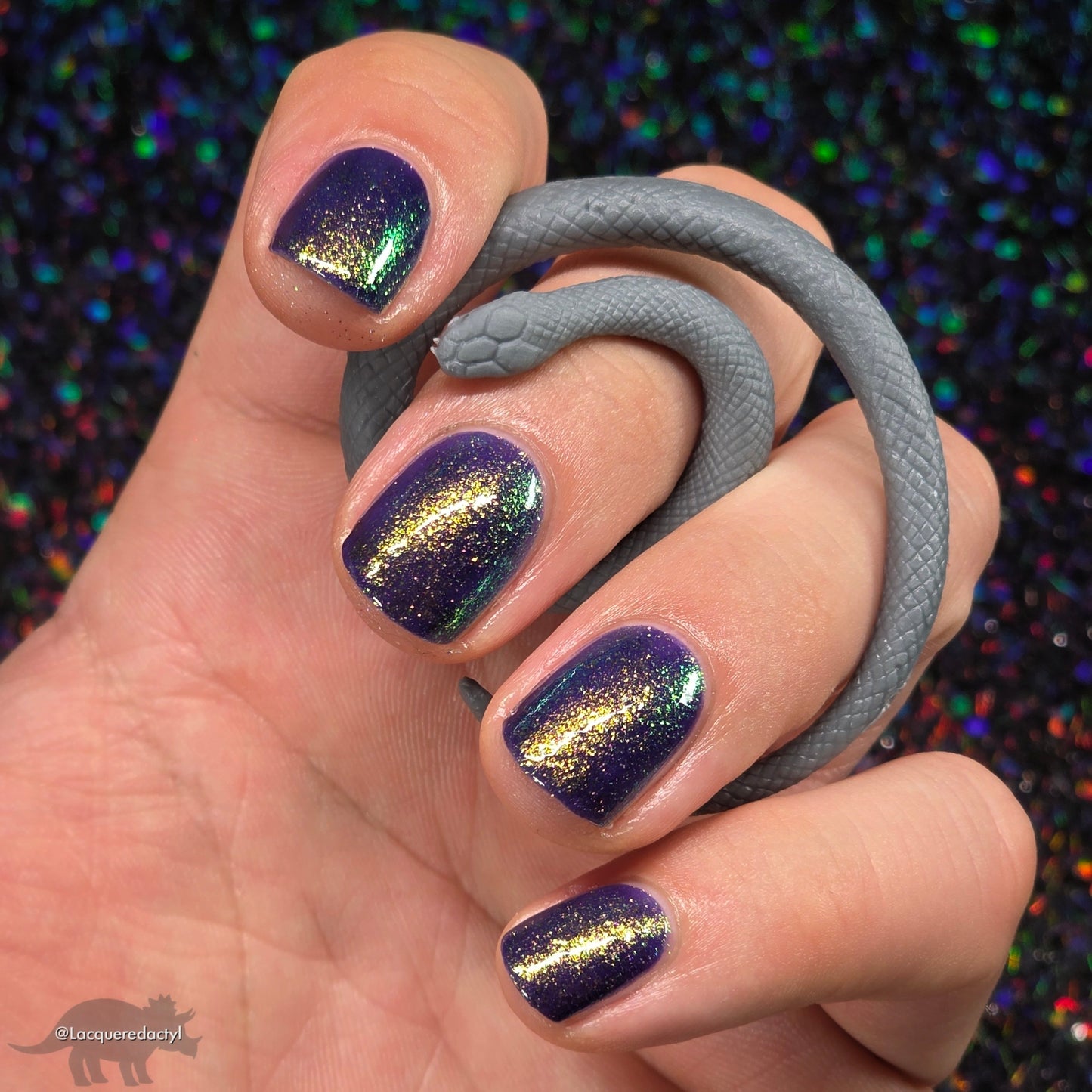 PRE ORDER: Sandman - Blurple Purple Shimmer Nail Polish - Bonus Track Collection - Ships in Approx. 5 Weeks - Dam Nail Polish