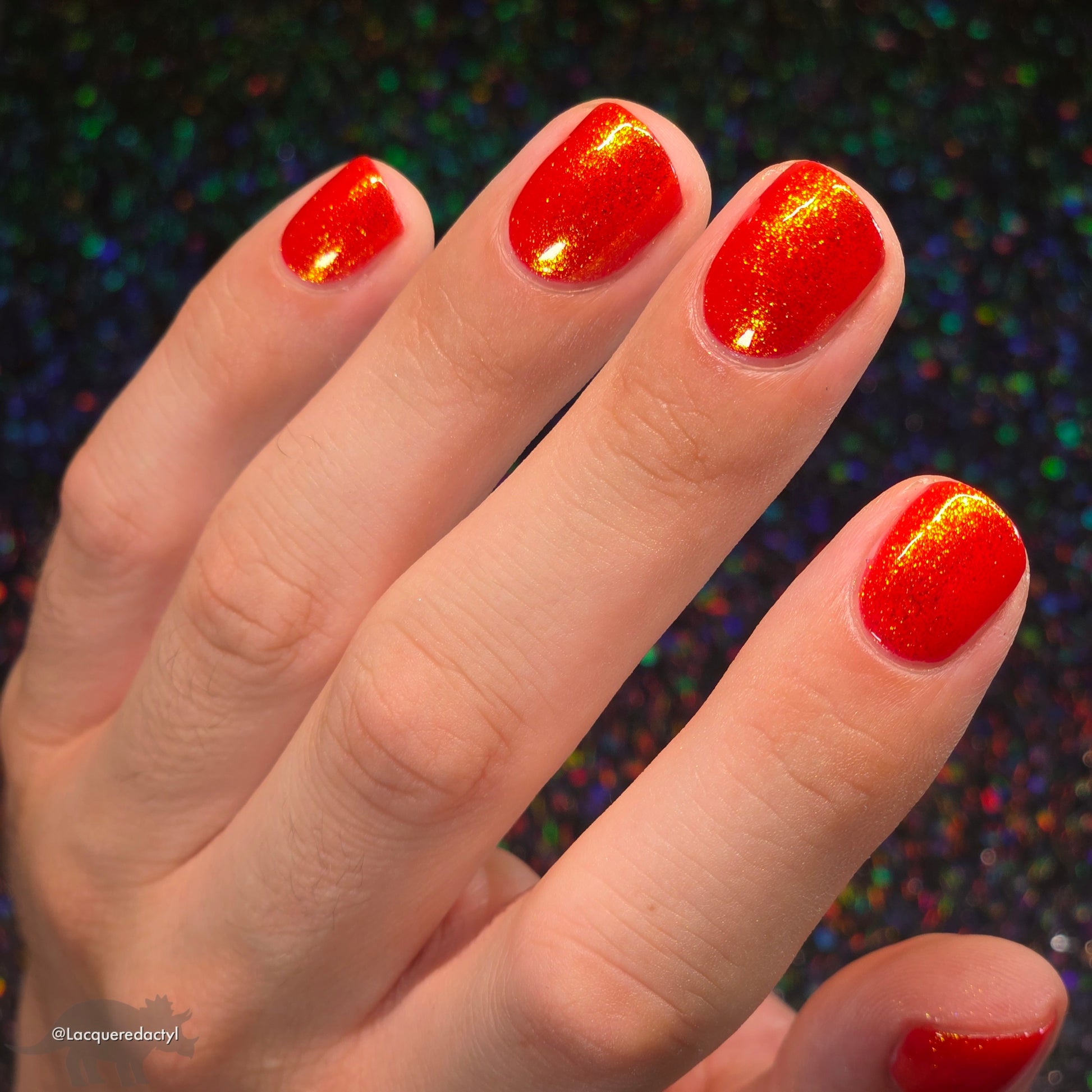 PRE ORDER: Dani Cali - Red Shimmer Nail Polish - Bonus Track Collection - Ships in Approx. 5 Weeks - Dam Nail Polish