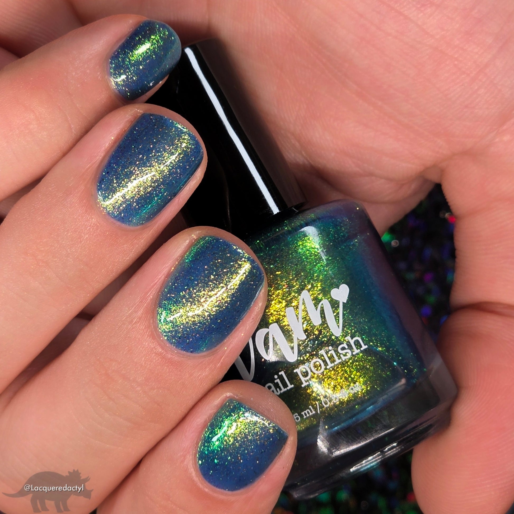 PRE ORDER: Sabotage - Blue Shimmer Nail Polish - Bonus Track Collection - Ships in Approx. 5 Weeks - Dam Nail Polish