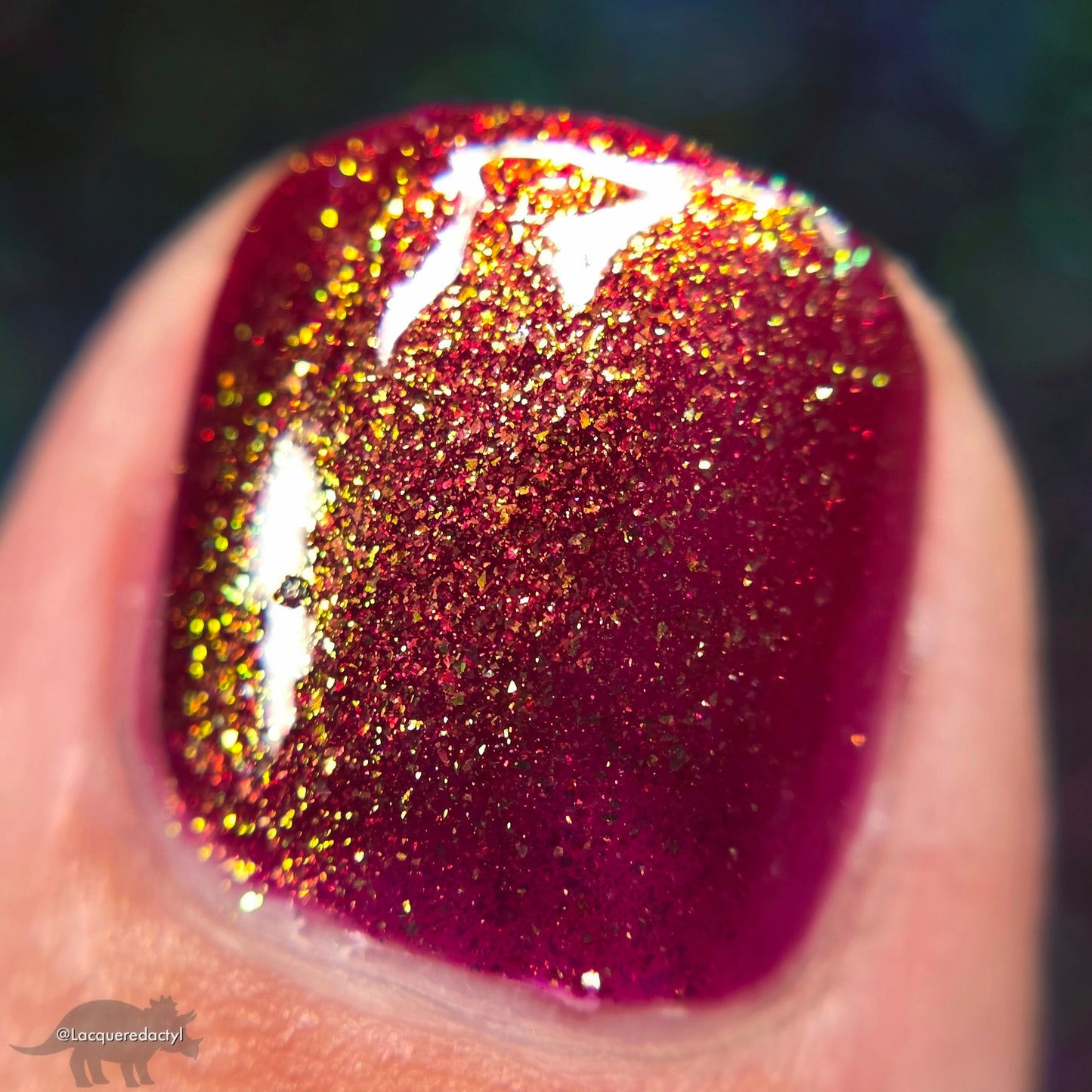 PRE ORDER: Should I Stay - Deep Fucshia Shimmer Nail Polish - Bonus Track Collection - Ships in Approx. 5 Weeks - Dam Nail Polish