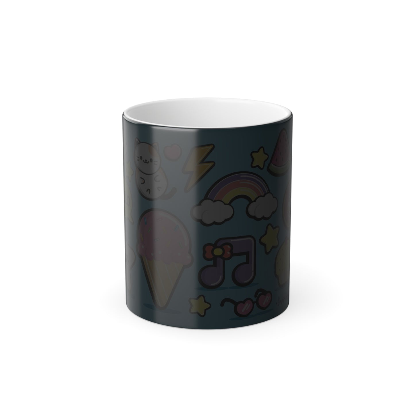 Kawaii Color Changing Mug, 11oz - Dam Nail Polish