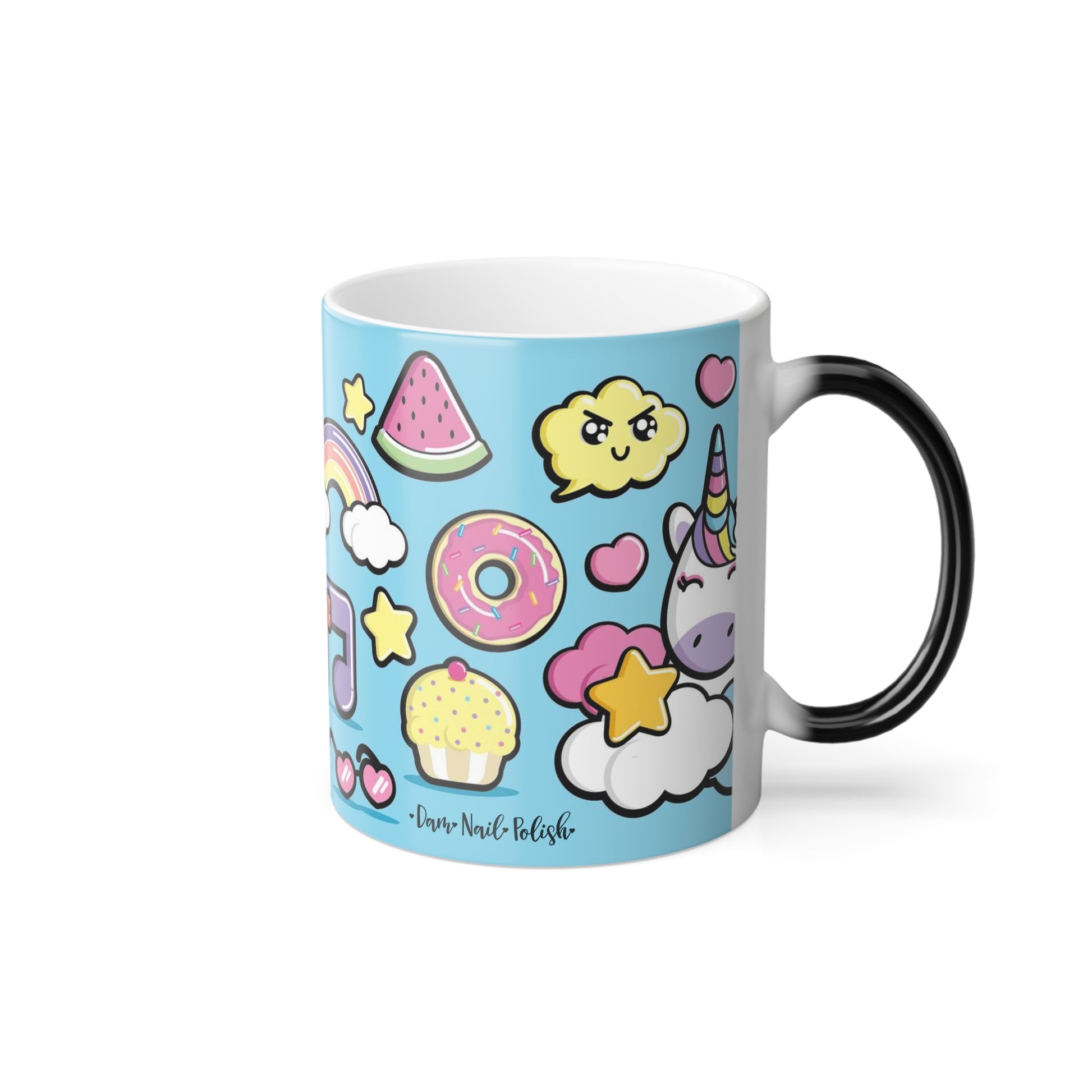 Kawaii Color Changing Mug, 11oz - Dam Nail Polish