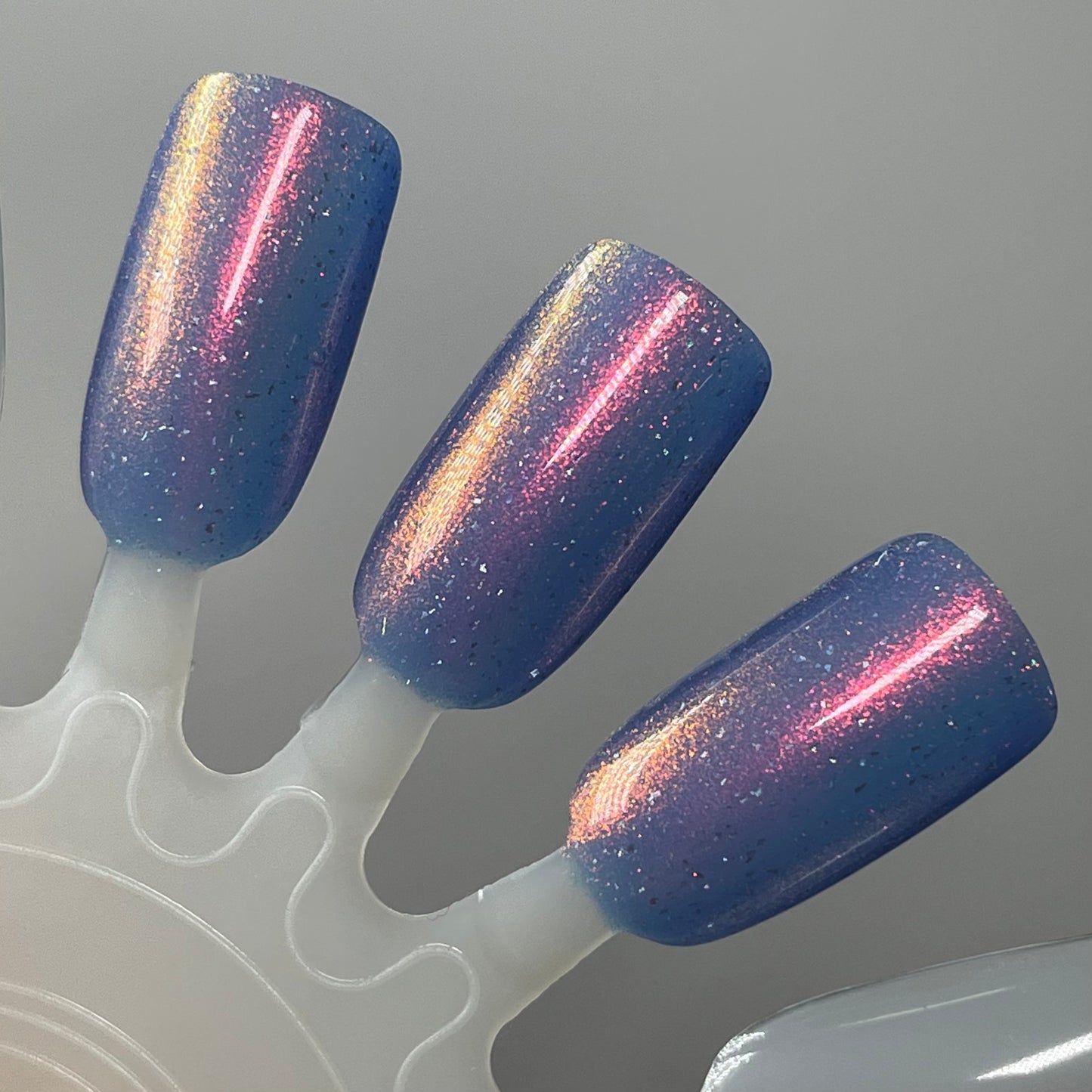 Say Freeze! - Periwinkle Shimmer Nail Polish - 12 Dam Days of Polish Advent 2023 - Dam Nail Polish