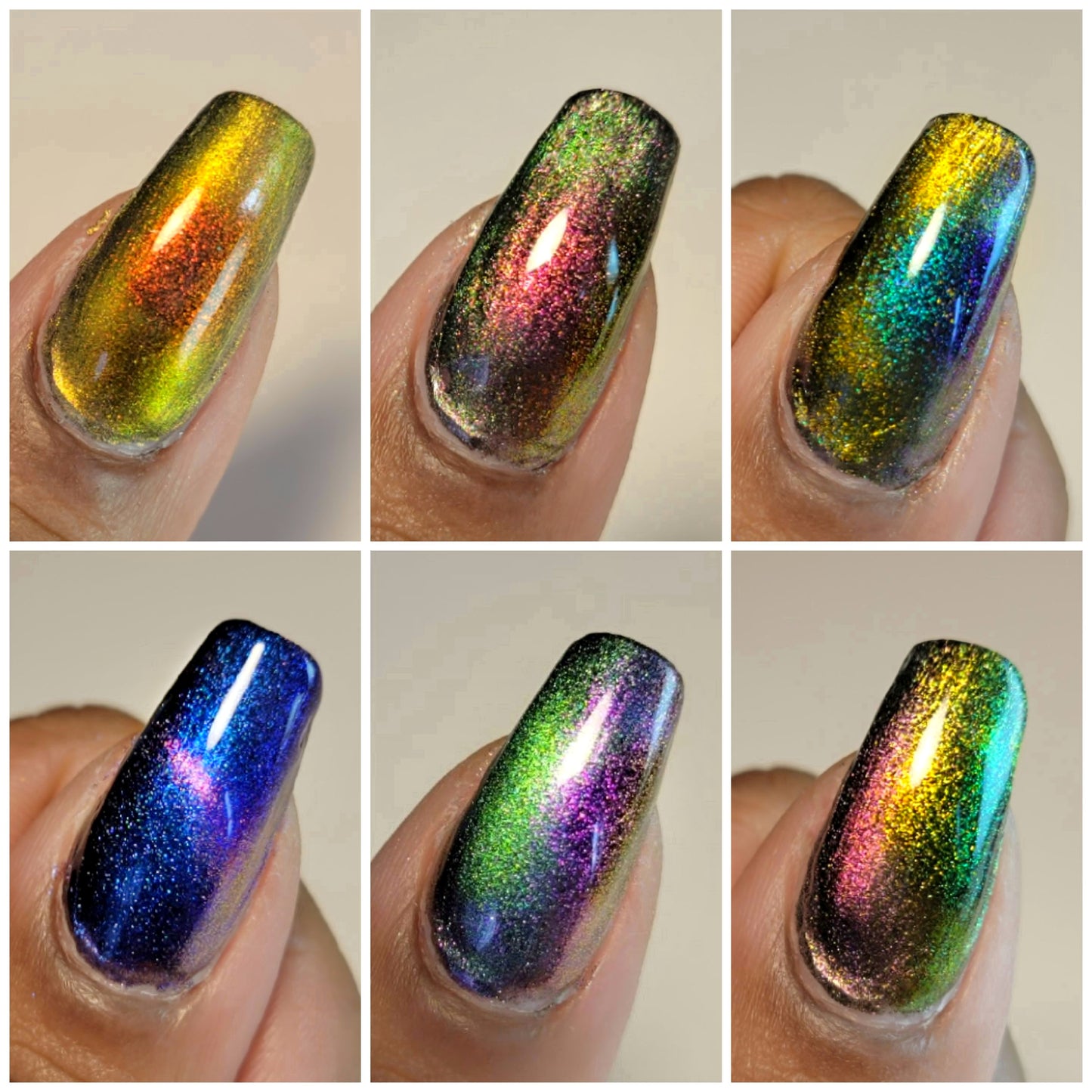 Into the Multiverse - Set of 6 Multichrome Magnetic Nail Polishes