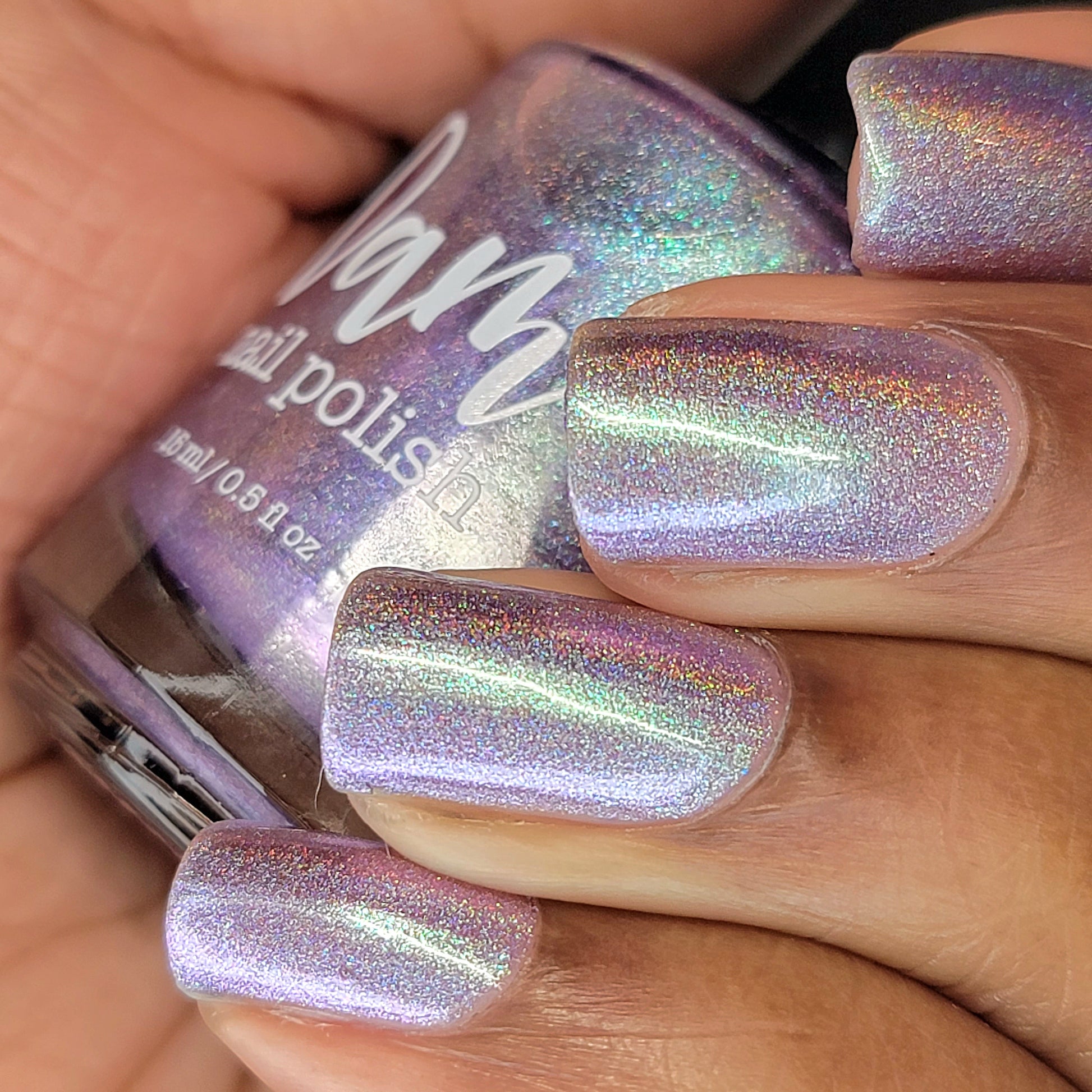 Best May Ever - Purple Holographic Shimmer Nail Polish - Polish of the Month - May 2023 - Dam Nail Polish
