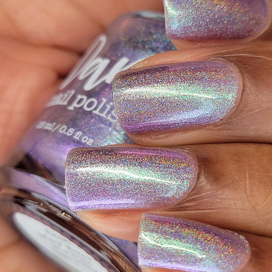 Best May Ever - Purple Holographic Shimmer Nail Polish - Polish of the Month - May 2023 - Dam Nail Polish