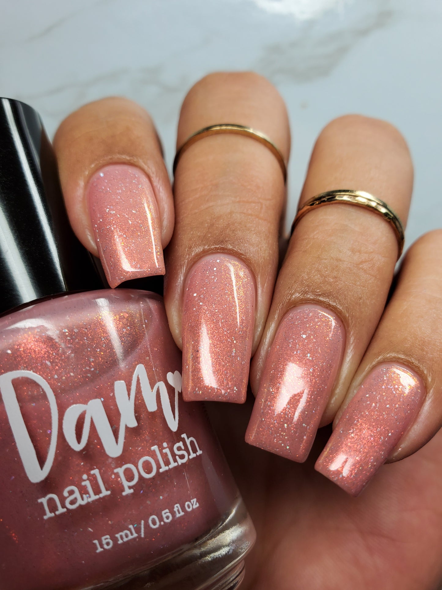 The Bean - Pink Shimmer Nail Polish - PBE Exclusive