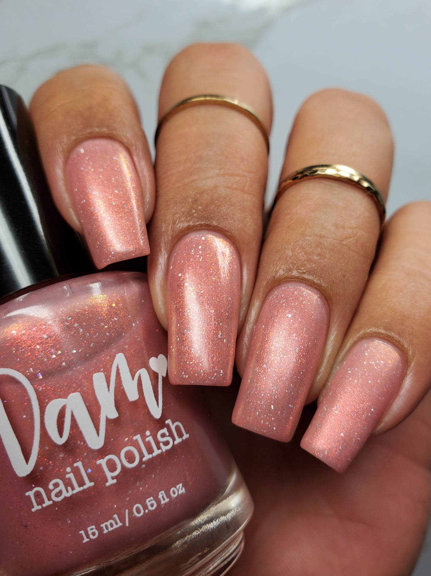 The Bean - Pink Shimmer Nail Polish - PBE Exclusive