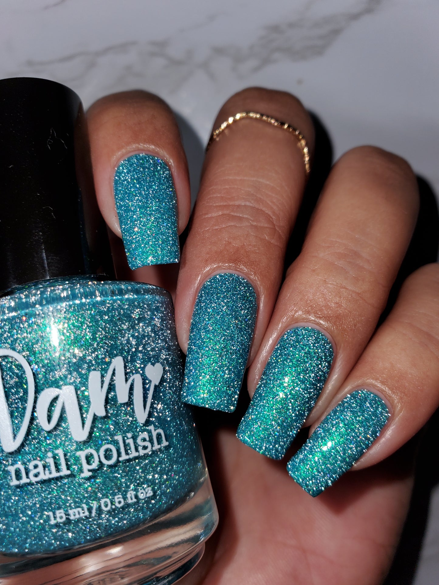 Chicago River - Teal Reflective Nail Polish - PBE Exclusive