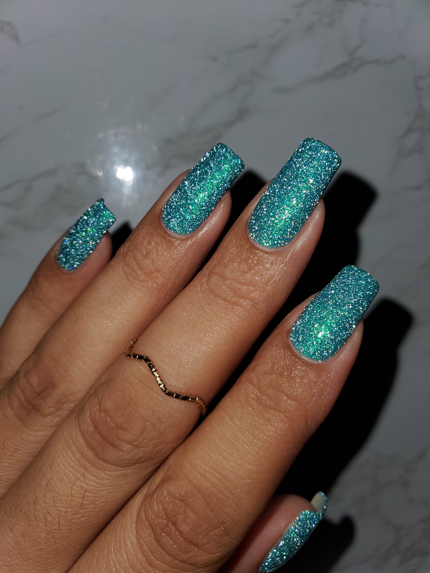 Chicago River - Teal Reflective Nail Polish - PBE Exclusive
