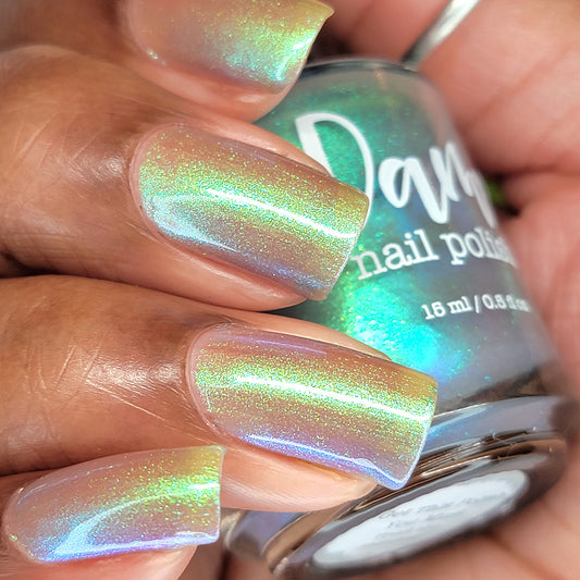 COMING SOON! 5/2 PRE ORDER: Get This Polish You Must - Green Shimmer Nail Polish - Trust the Shimmer Collection - Ships in ~5 weeks - Dam Nail Polish