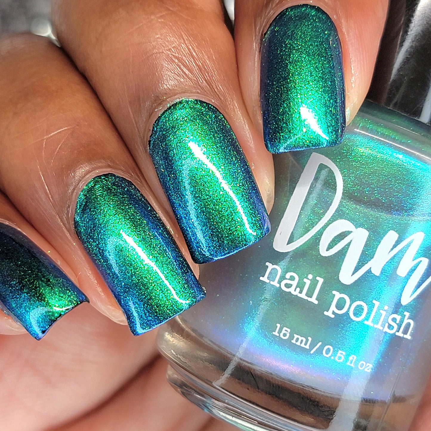 Get This Polish You Must - Green Shimmer Nail Polish - Trust the Shimmer Collection