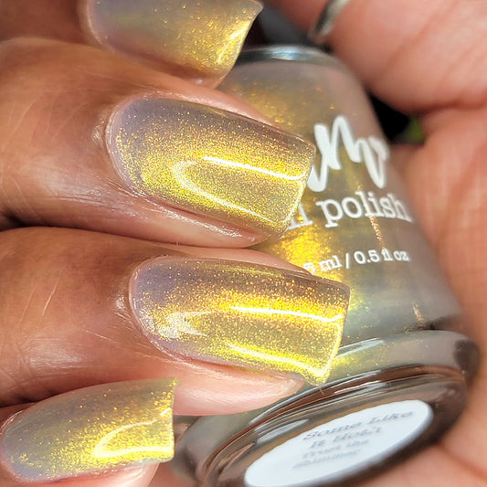 Some Like It Hoth - Gold Shimmer Nail Polish - Trust the Shimmer Collection - Dam Nail Polish