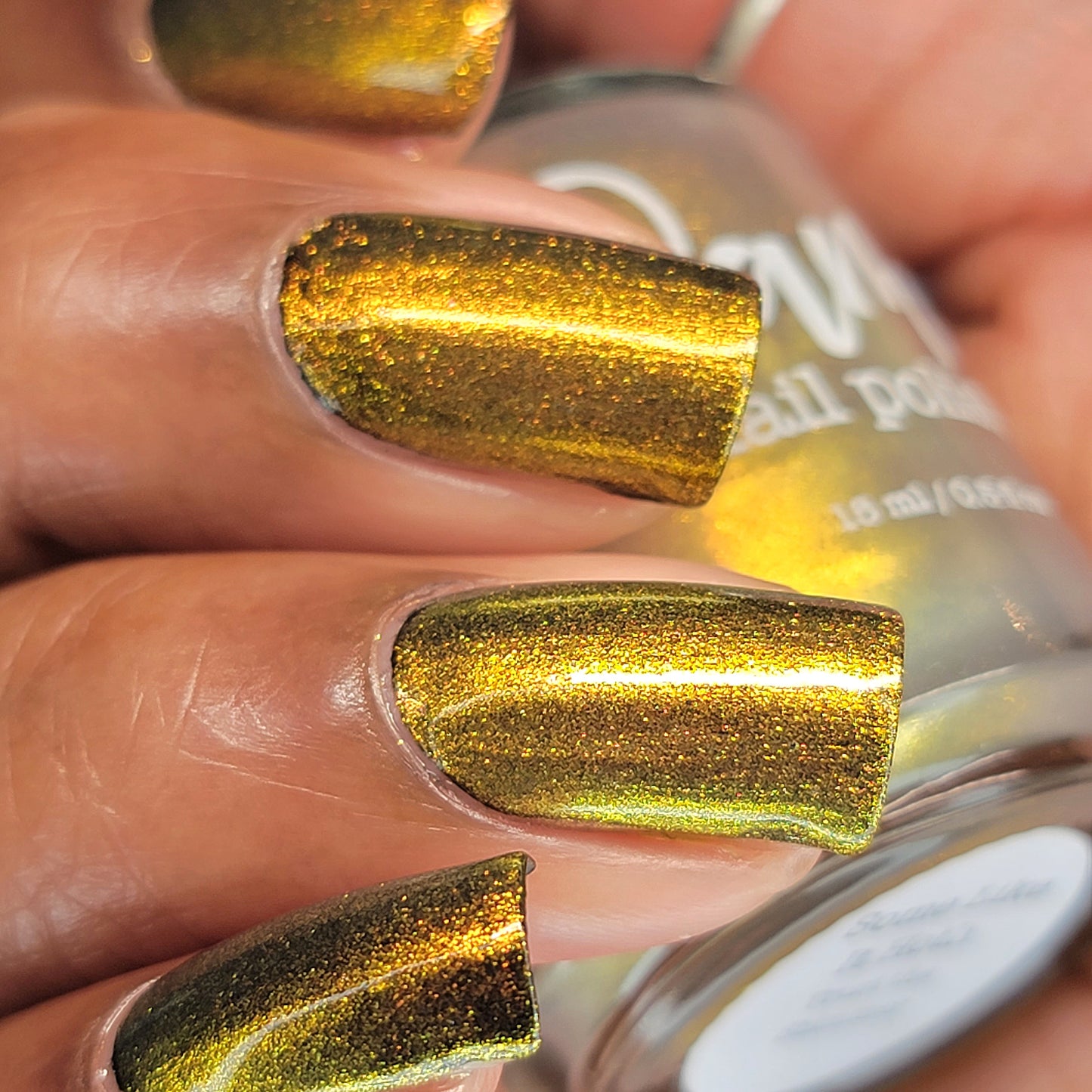 Some Like It Hoth - Gold Shimmer Nail Polish - Trust the Shimmer Collection - Dam Nail Polish
