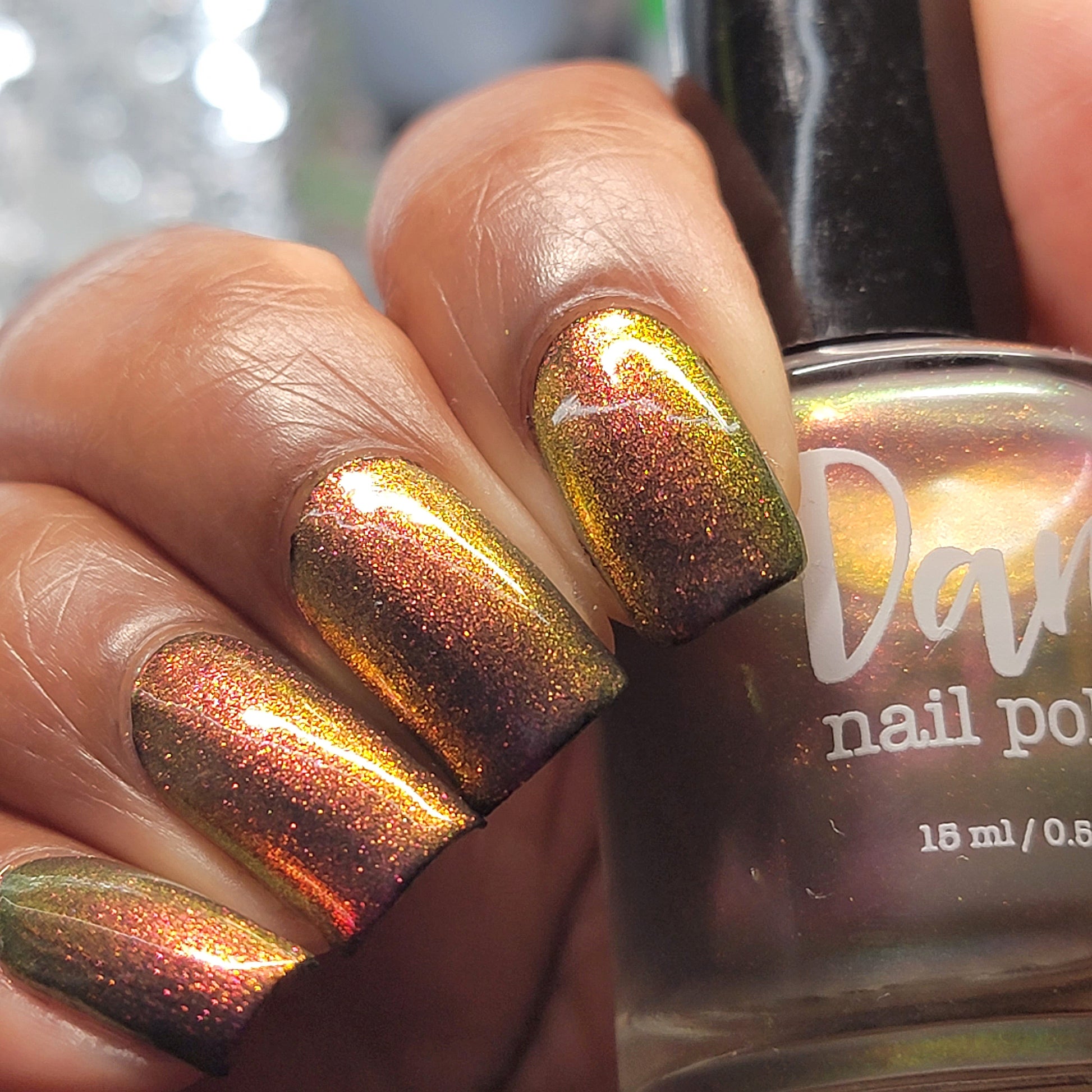 Don’t Kiss Your Sis - Pink Shimmer Nail Polish - Trust the Shimmer Collection - Dam Nail Polish