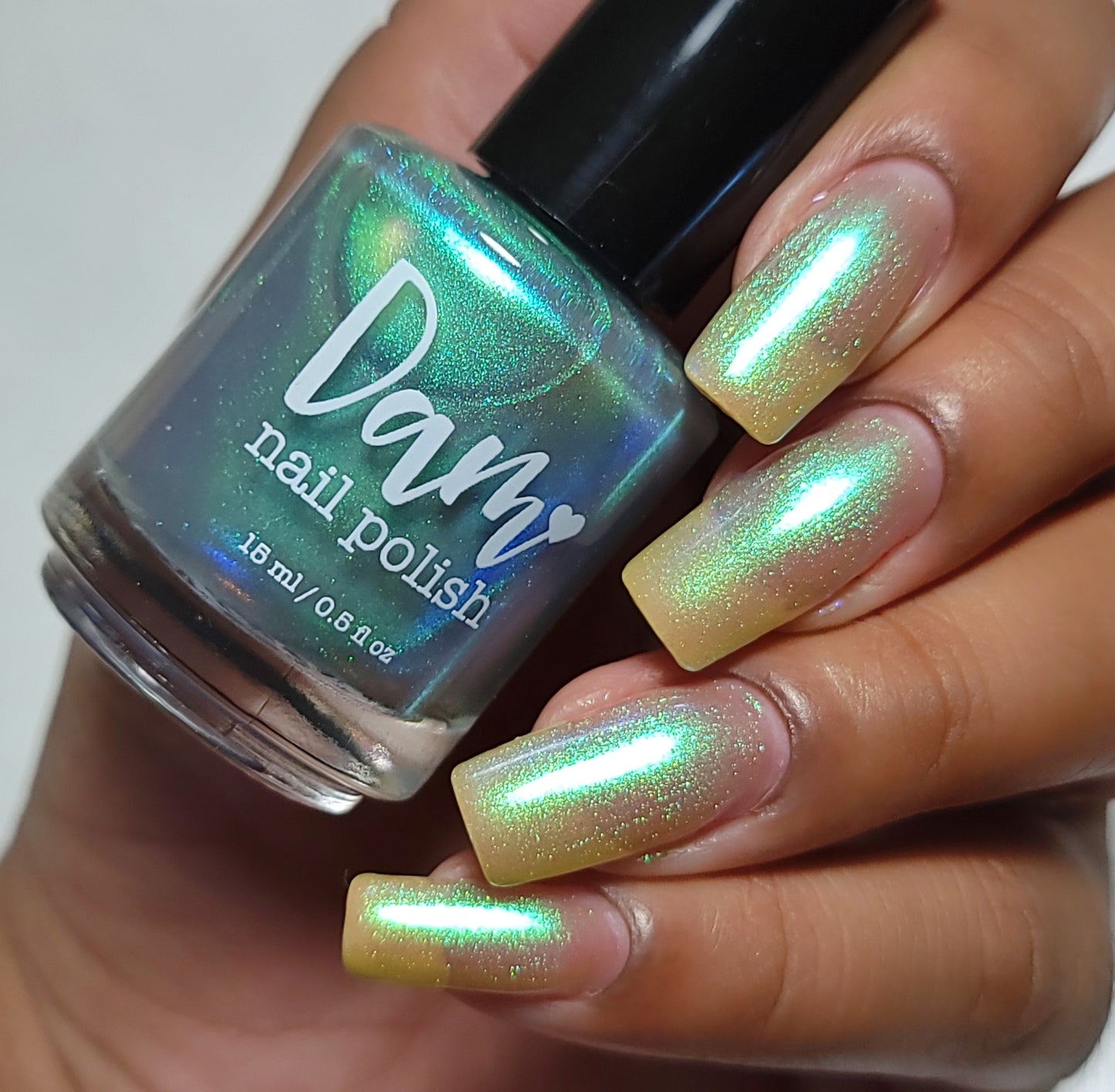 Get This Polish You Must - Green Shimmer Nail Polish - Trust the Shimmer Collection