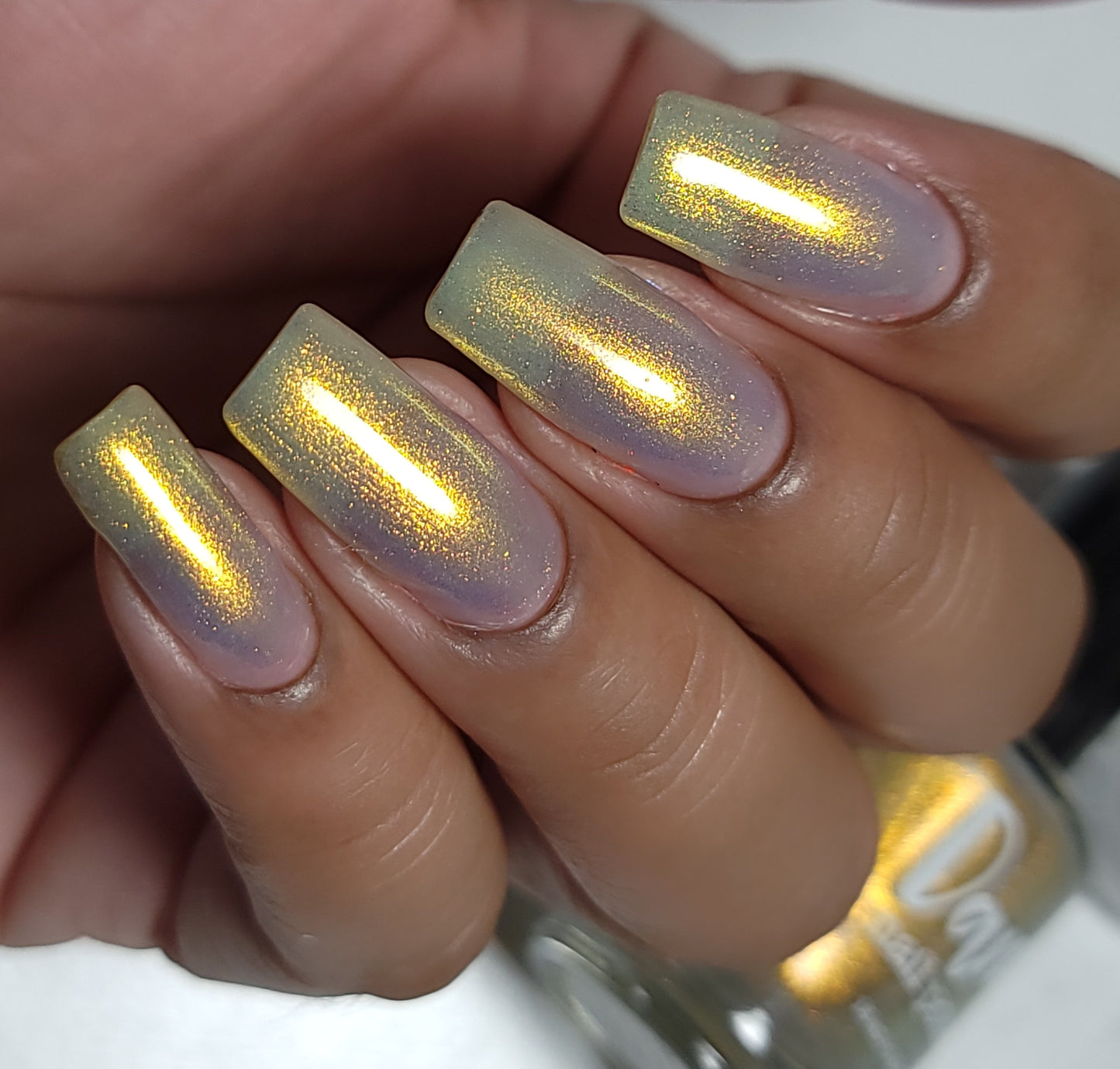 Some Like It Hoth - Gold Shimmer Nail Polish - Trust the Shimmer Collection - Dam Nail Polish