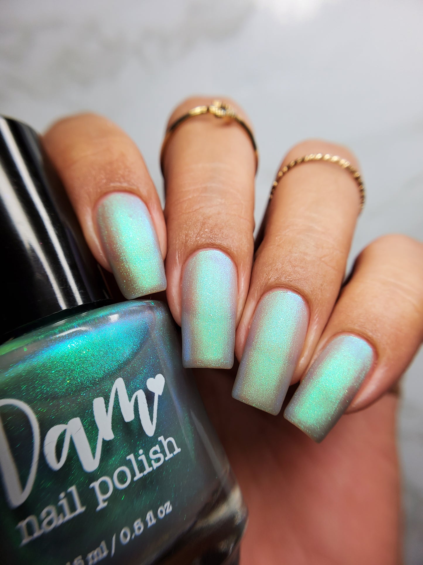 COMING SOON! 5/2 PRE ORDER: Get This Polish You Must - Green Shimmer Nail Polish - Trust the Shimmer Collection - Ships in ~5 weeks - Dam Nail Polish