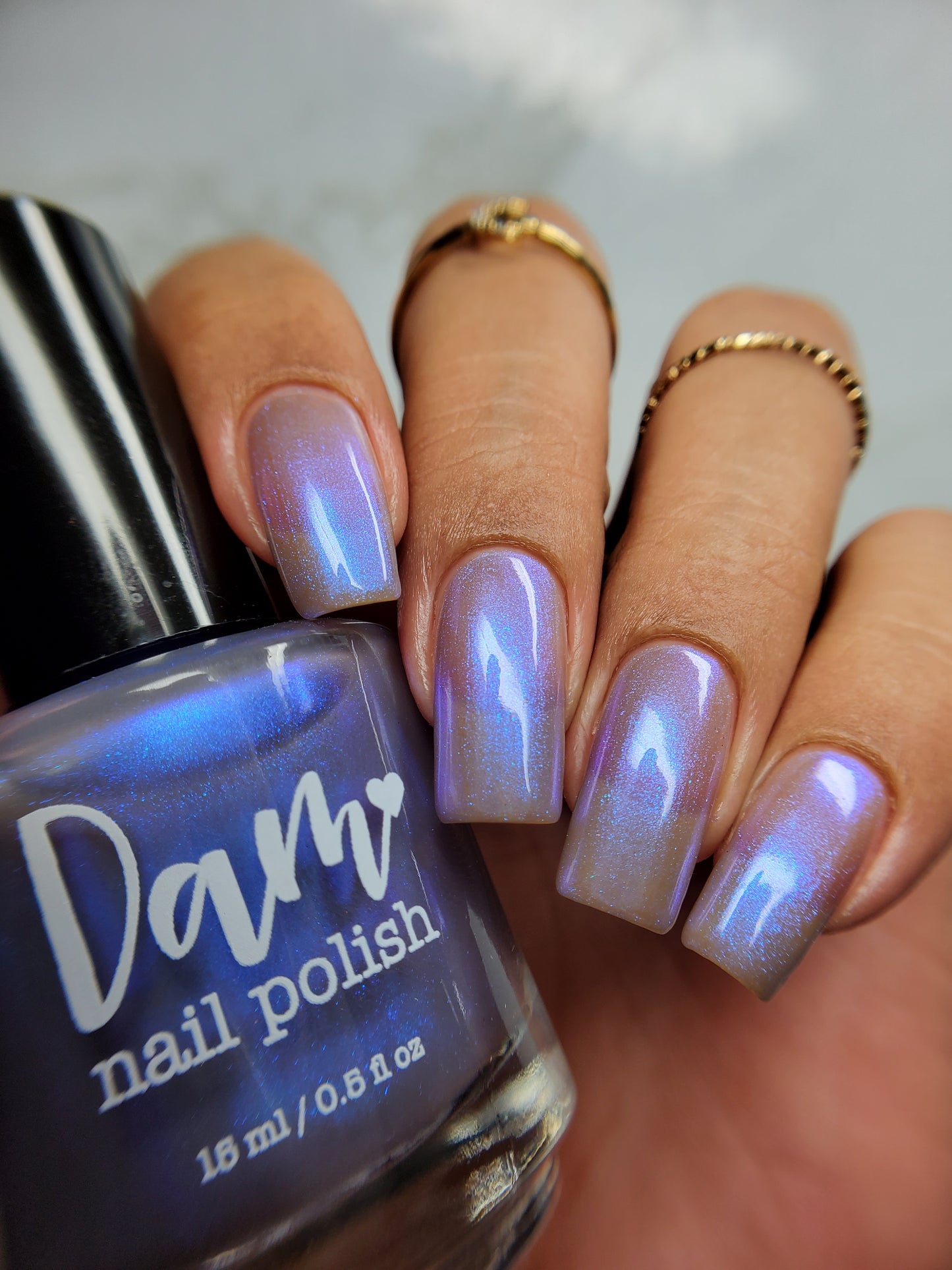 Motherf*cking Purple Saber - Blurple Shimmer Nail Polish - Trust the Shimmer Collection