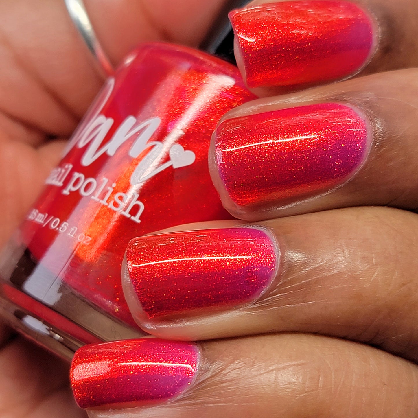 Year of the Dragon - Red Shimmer Nail Polish - Lunar New Year 2024