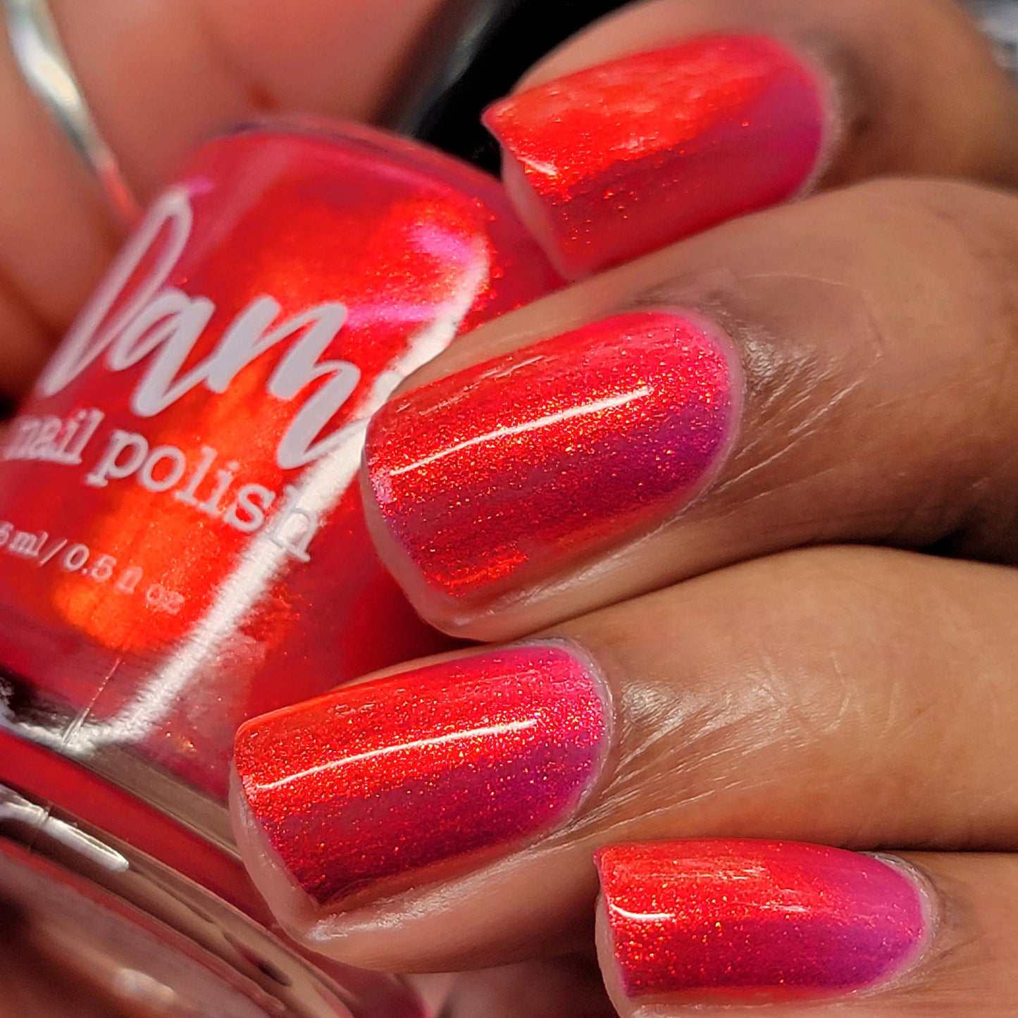 Year of the Dragon - Red Shimmer Nail Polish - Lunar New Year 2024