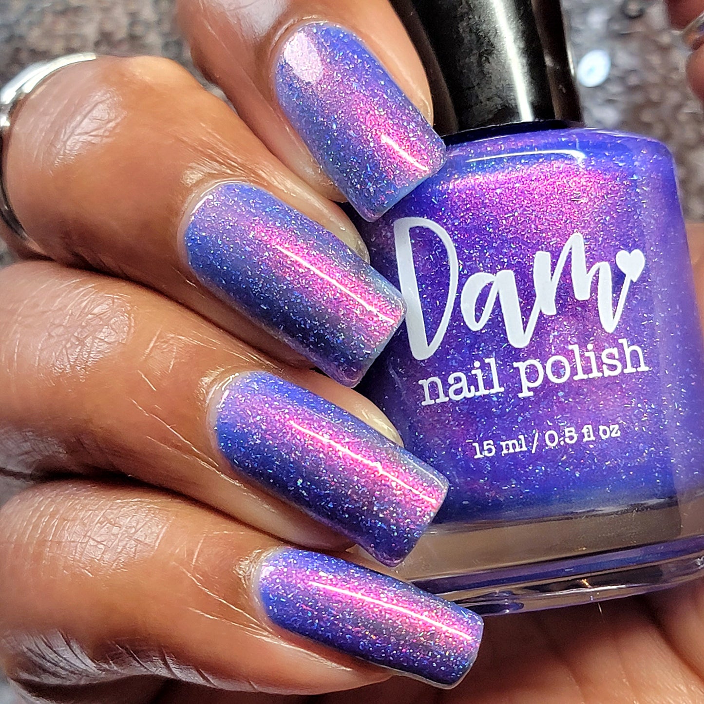 Touch the Sky in Tokyo - Blue Shimmer Polish - Journey Through Japan Collection - Dam Nail Polish