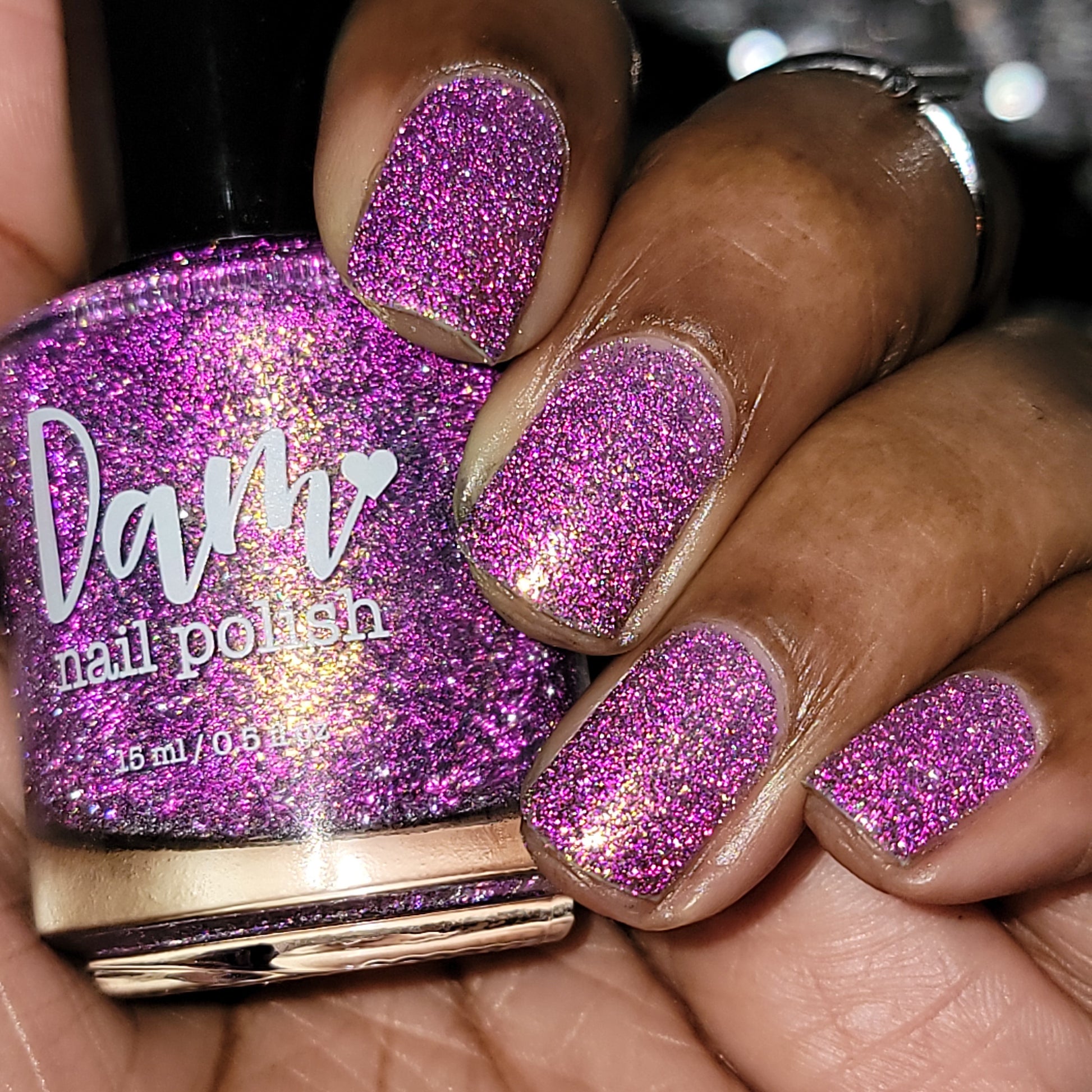 Decade of Dam - Purple Shimmer Reflective Nail Polish - 10th Anniversary Trio - Dam Nail Polish