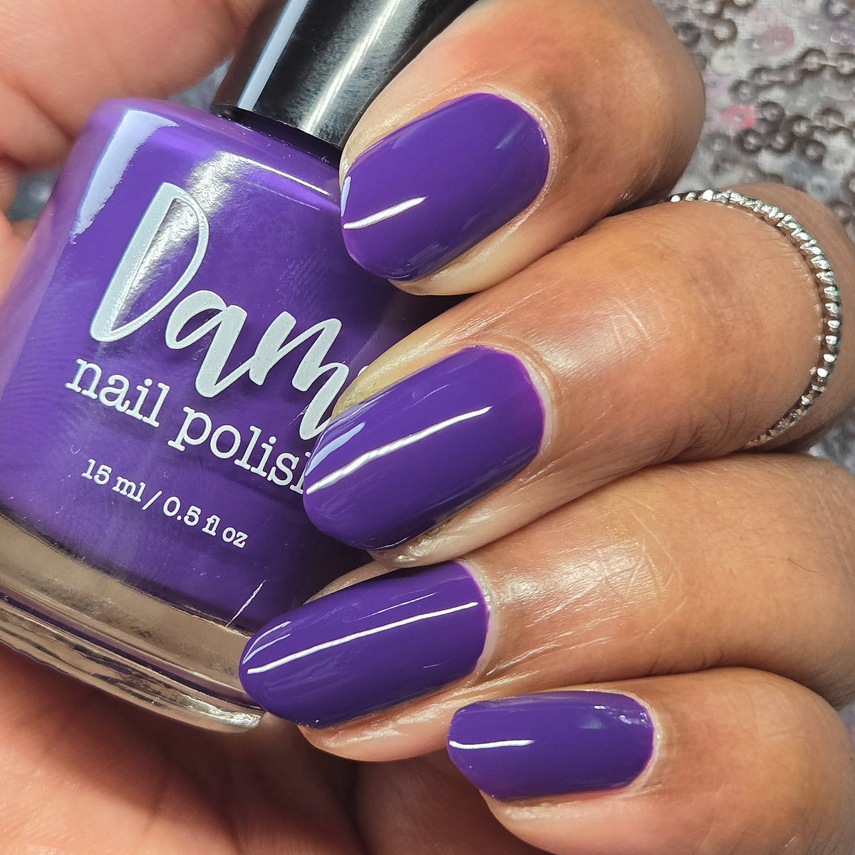 COMING SOON 10/9: Nightly Violet - Purple Nail Polish - Cream Nail Polish - Creme Connection Facebook Group Exclusive 2026