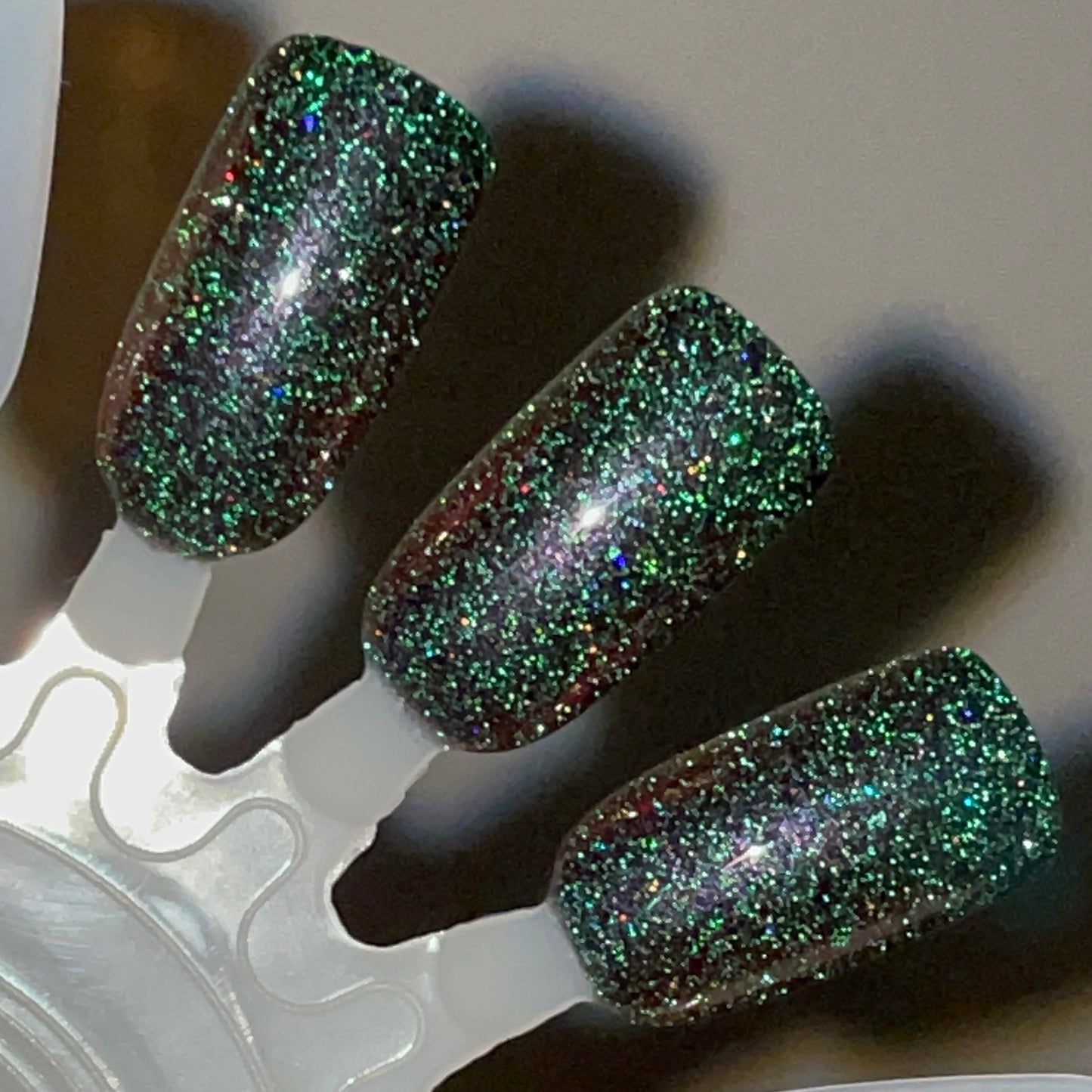 I Am Meat Popsicle - Black/Red Multichrome Nail Polish - Reflective Nail Polish - I'm Not a Robot Series - Dam Nail Polish