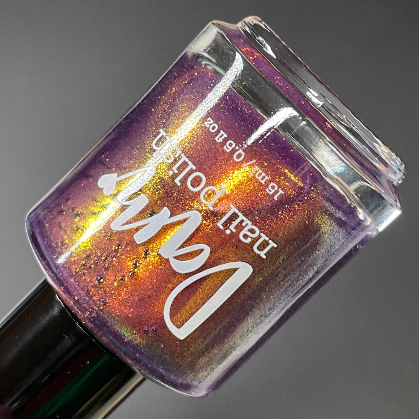 La Tomatina Remix - Purple Shimmer Nail Polish - Remix Series
