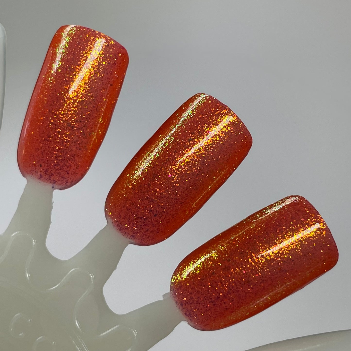 Creep - Orange Shimmer Nail Polish - Bonus Track Collection - Dam Nail Polish