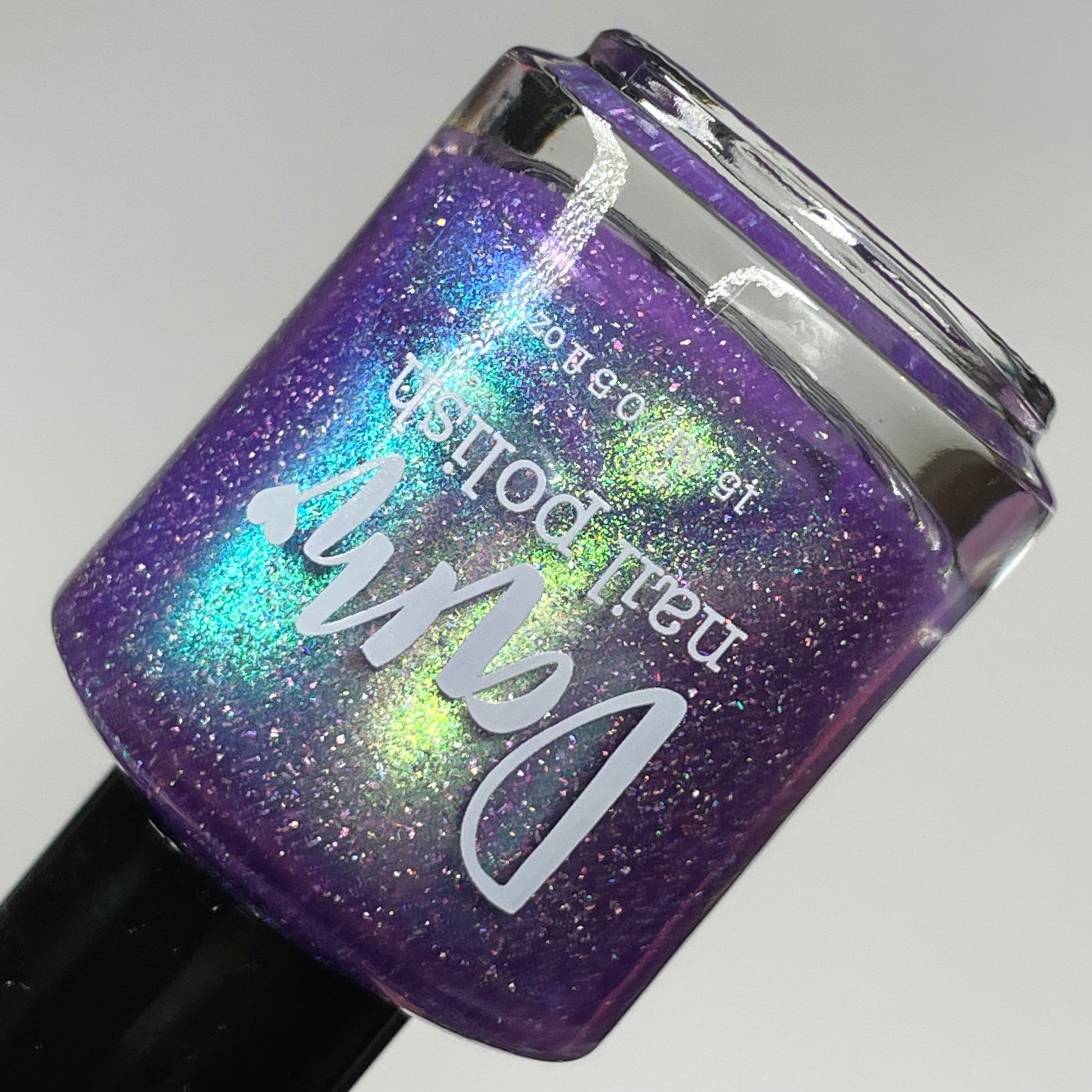 Sugar Plum Fairies - Purple Shimmer Nail Polish - 12 Dam Days of Polish Advent 2023 - Dam Nail Polish