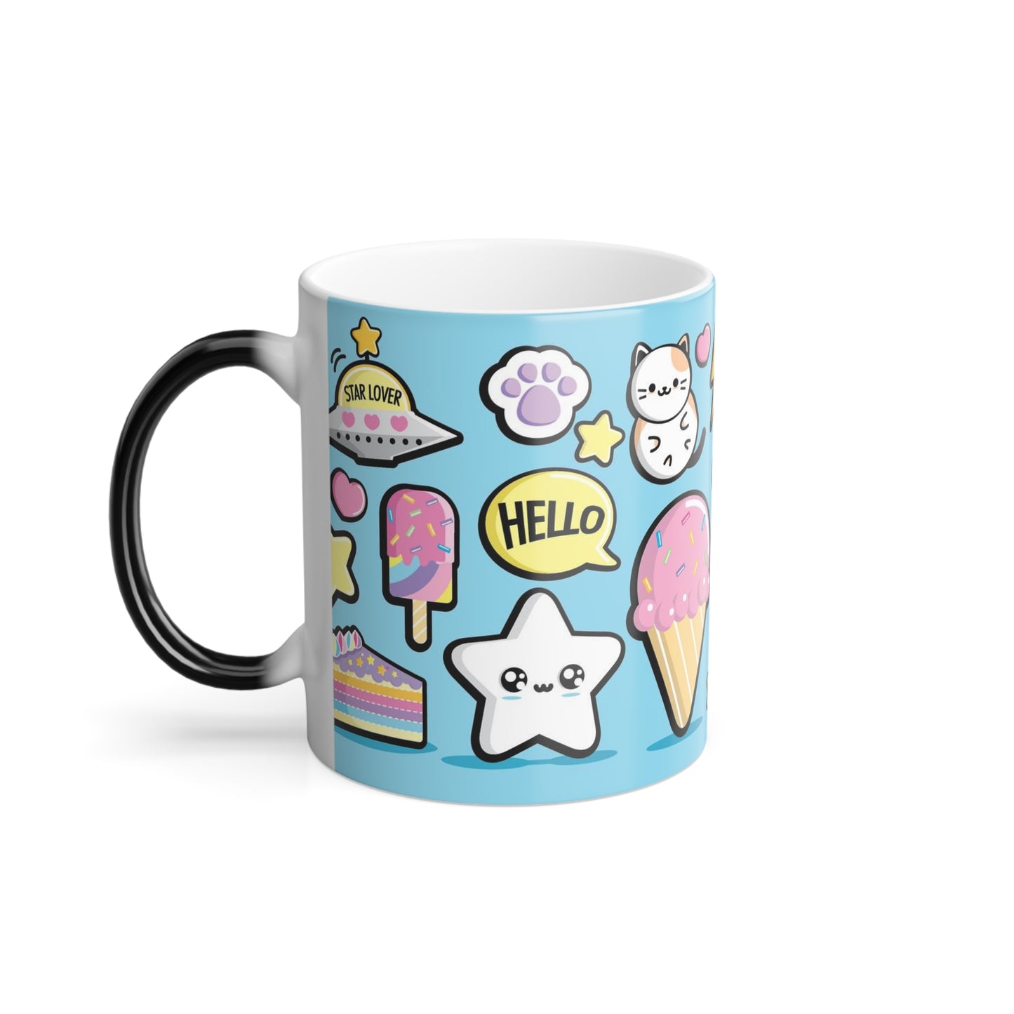 Kawaii Color Changing Mug, 11oz