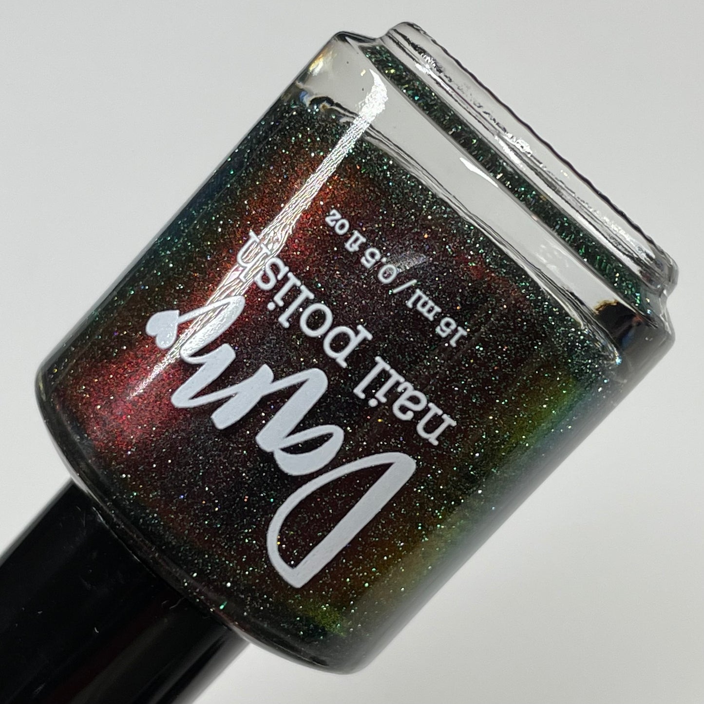 I Am Meat Popsicle - Black/Red Multichrome Nail Polish - Reflective Nail Polish - I'm Not a Robot Series