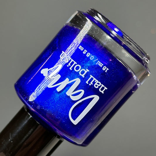 It's Electric - Purple Nail Polish - Blue Nail Polish - Shimmer Nail Polish - Polish of the Month - July 2024 - Dam Nail Polish