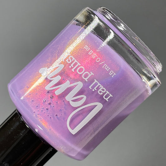 Winter Wisteria - Purple Nail Polish - Shimmer Nail Polish - Polish of the Month - Dec 2024 - Dam Nail Polish