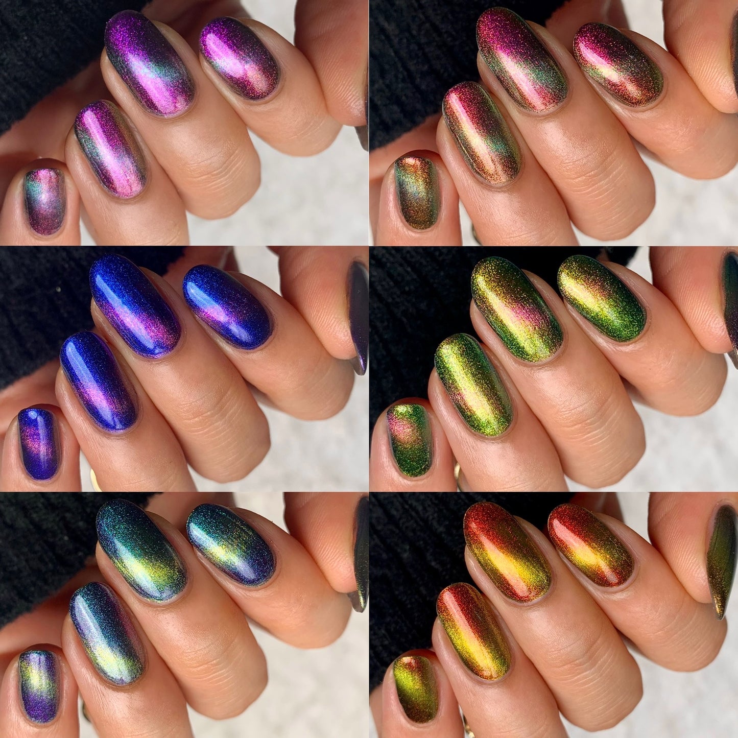 Into the Multiverse - Set of 6 Multichrome Magnetic Nail Polishes