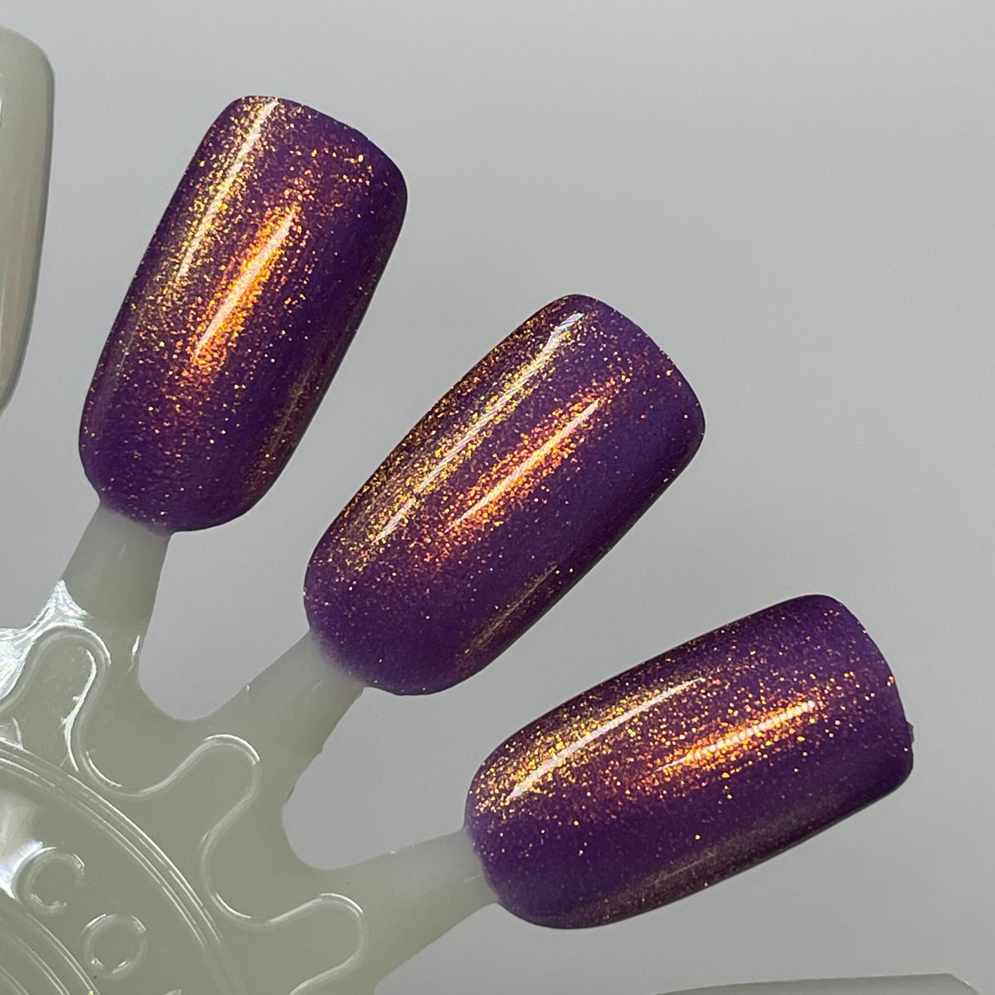 La Tomatina Remix - Purple Shimmer Nail Polish - Remix Series