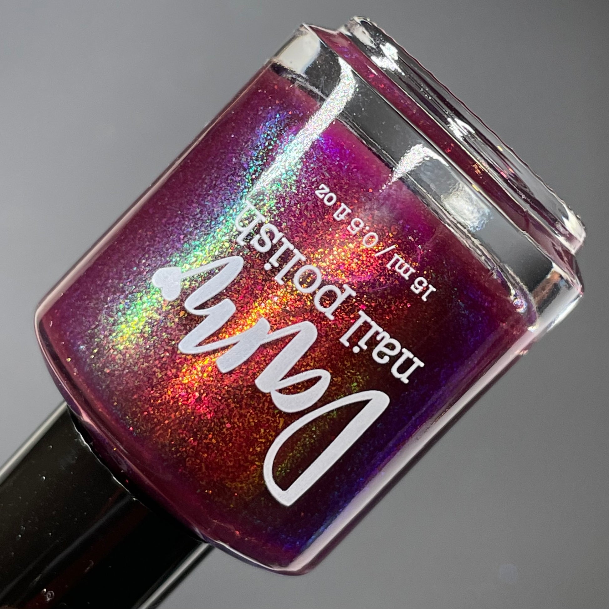 PRE ORDER: Should I Stay - Deep Fucshia Shimmer Nail Polish - Bonus Track Collection - Ships in Approx. 5 Weeks - Dam Nail Polish