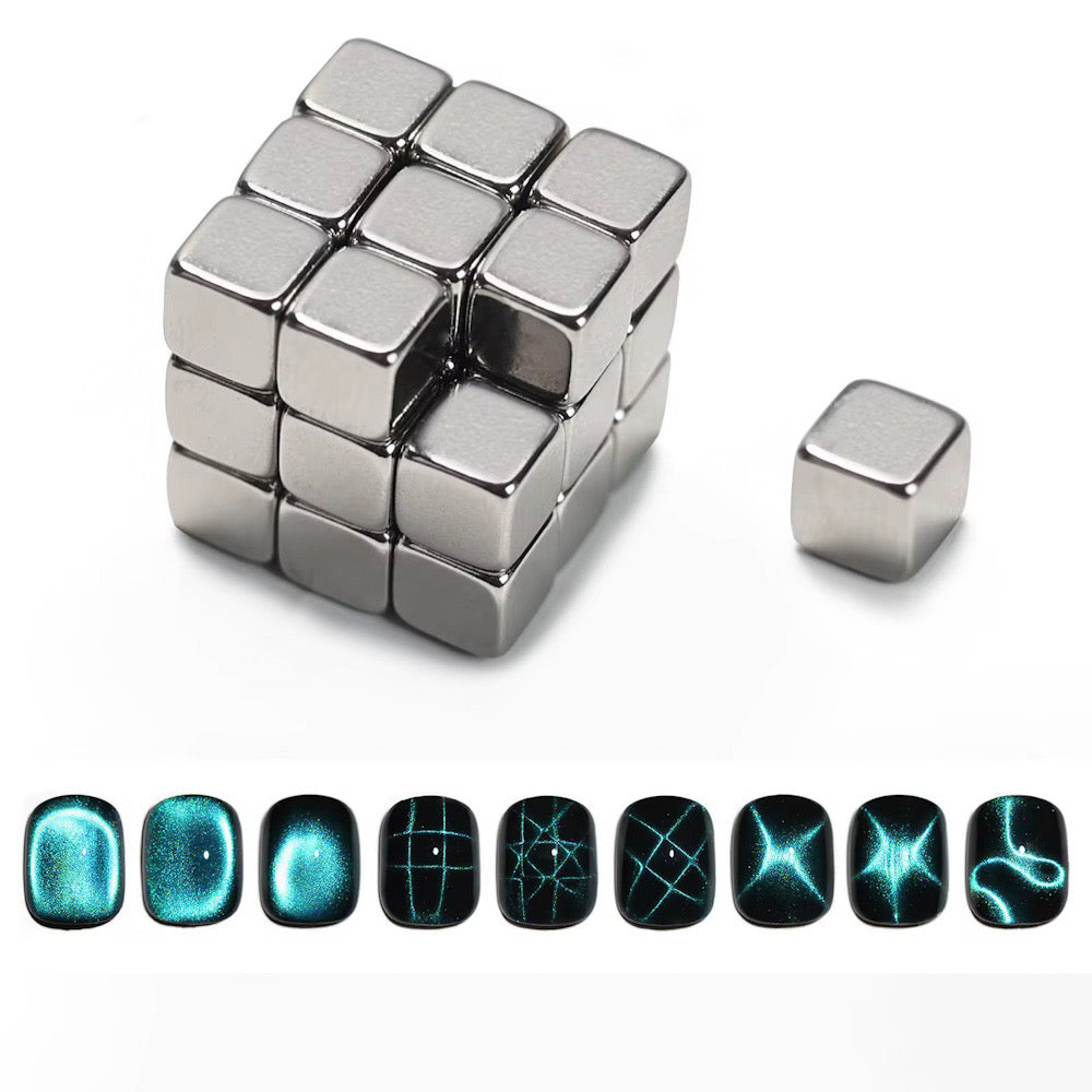Rubiks Cube Nail Art Magnet - Dam Nail Polish