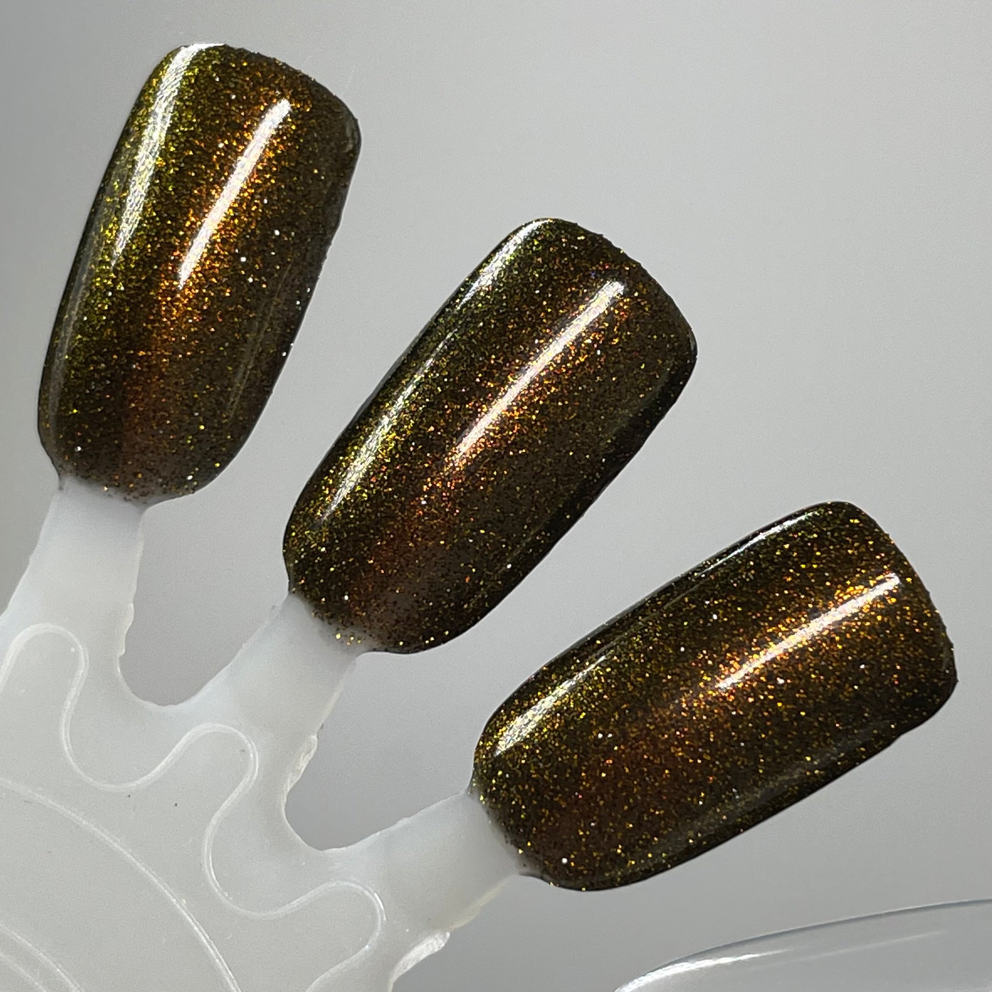 Champagne Sparkle - Black Reflective Glitter Nail Polish - Nostalgia Trends Custom - 1920s Fashion Themed - Dam Nail Polish