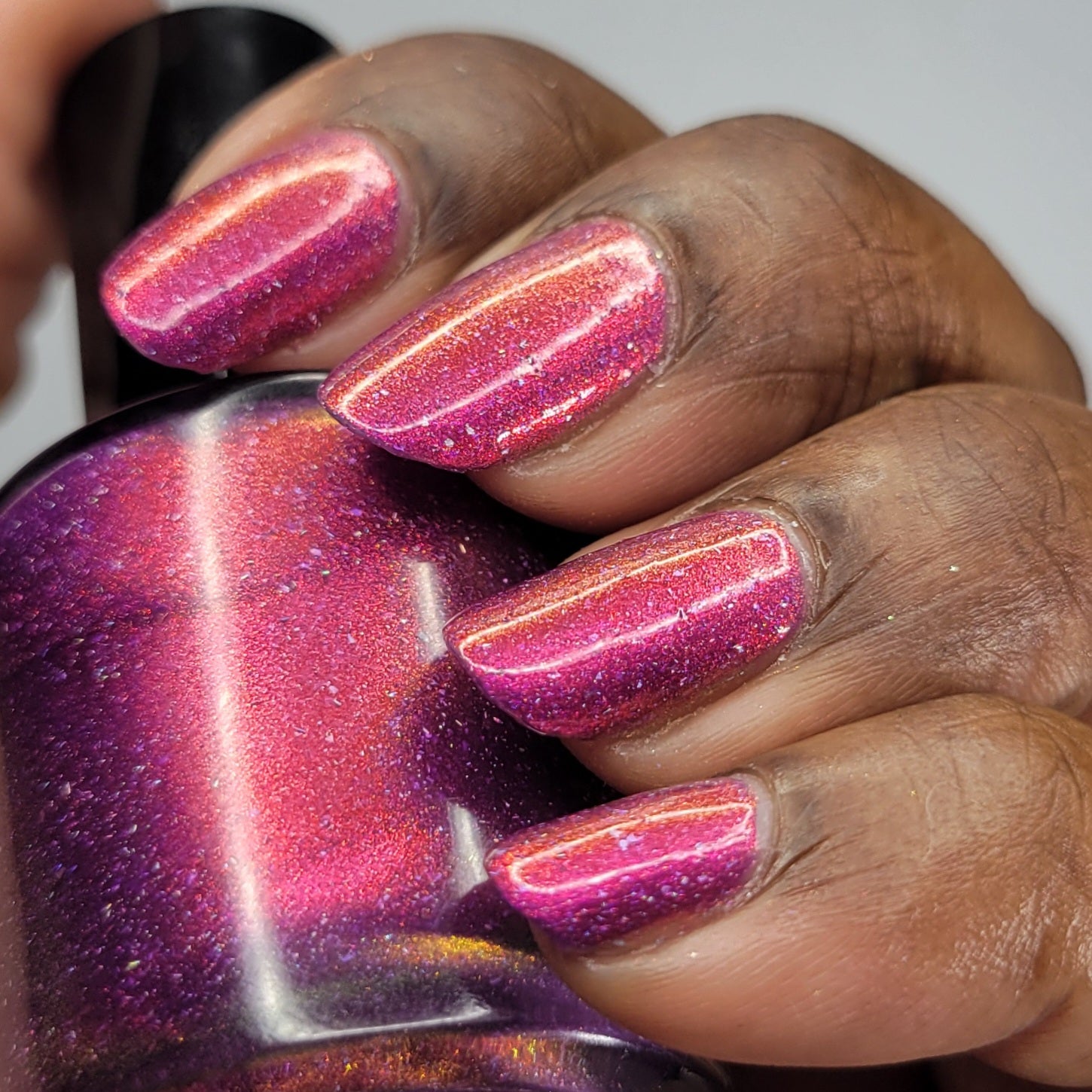 Beefing in Kobe - Purple Shimmer Polish - Journey Through Japan Collection - Dam Nail Polish